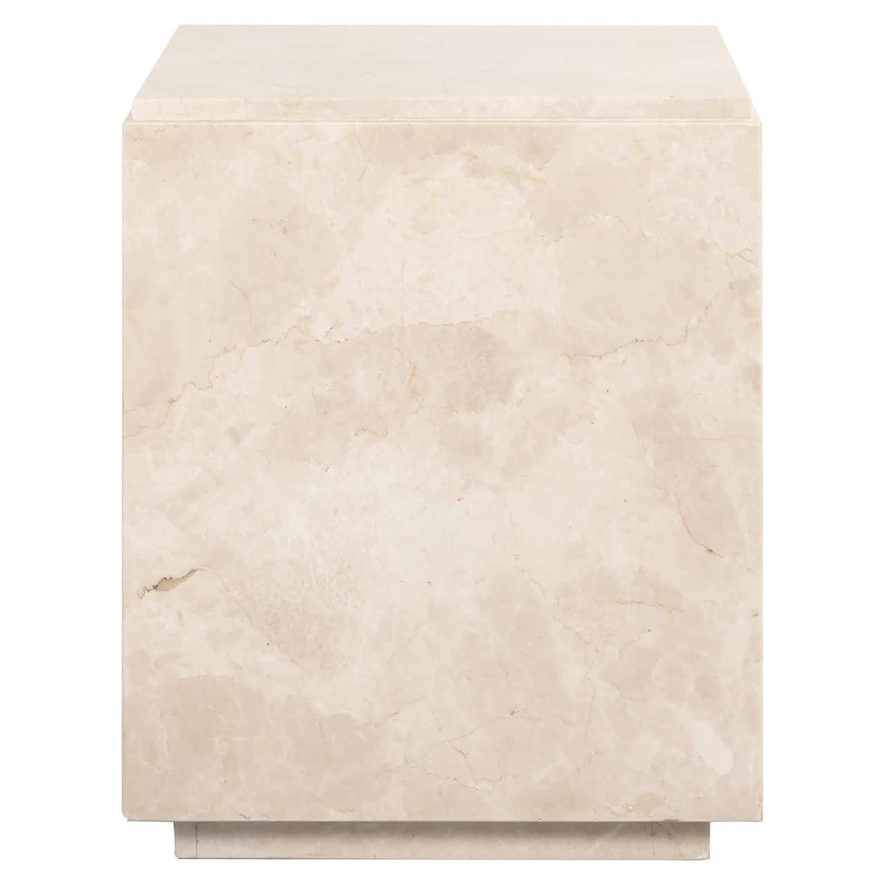 End table Stanford Dyna square cube (Beige)