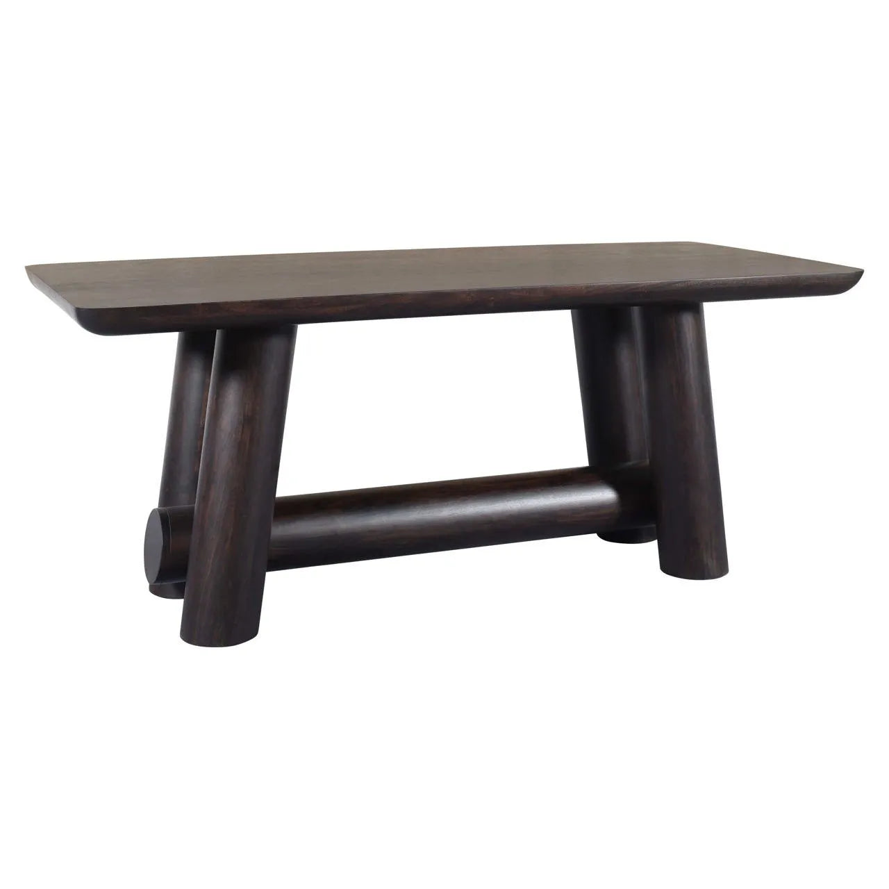 Richmond Interiors Menara Walnut Brown Acacia Wood Counter Table