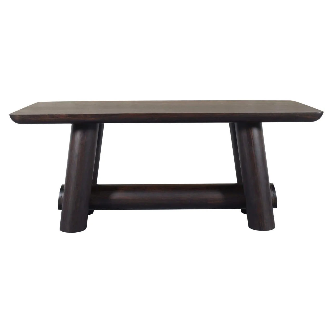 Richmond Interiors Menara Walnut Brown Acacia Wood Counter Table