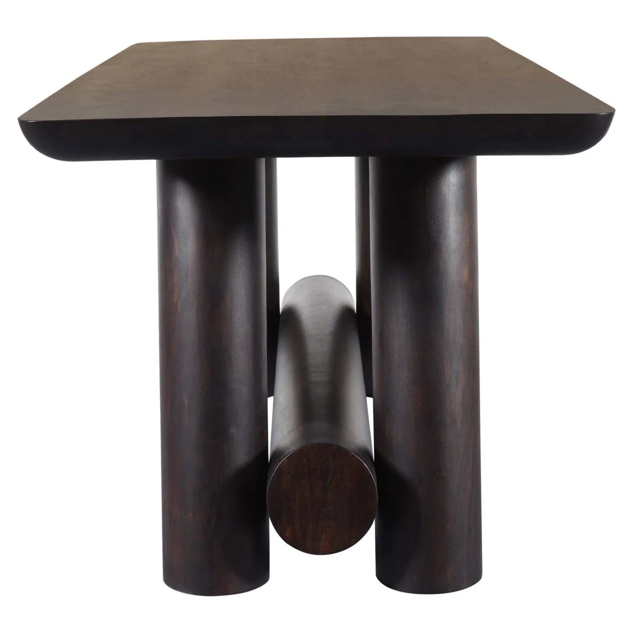 Richmond Interiors Menara Walnut Brown Acacia Wood Counter Table
