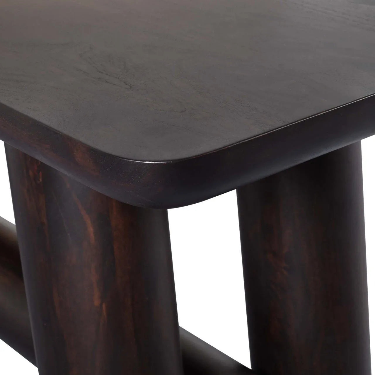 Richmond Interiors Menara Walnut Brown Acacia Wood Counter Table