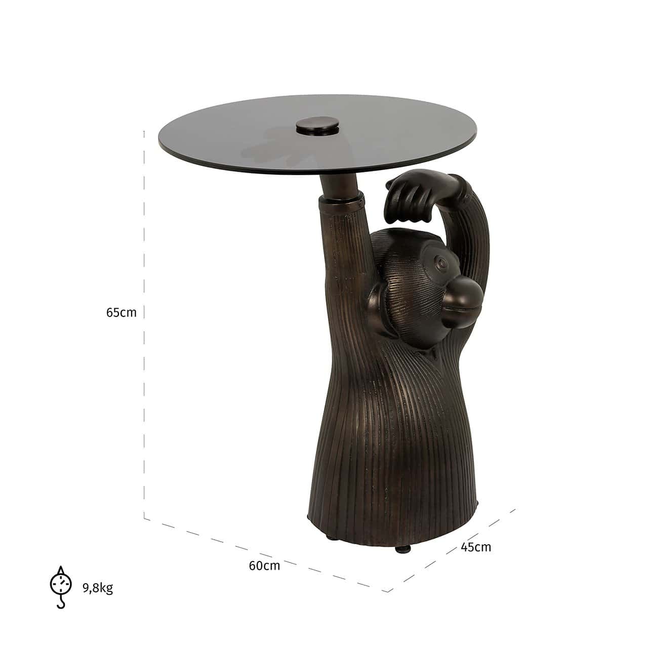 End table Ape (Bronze)