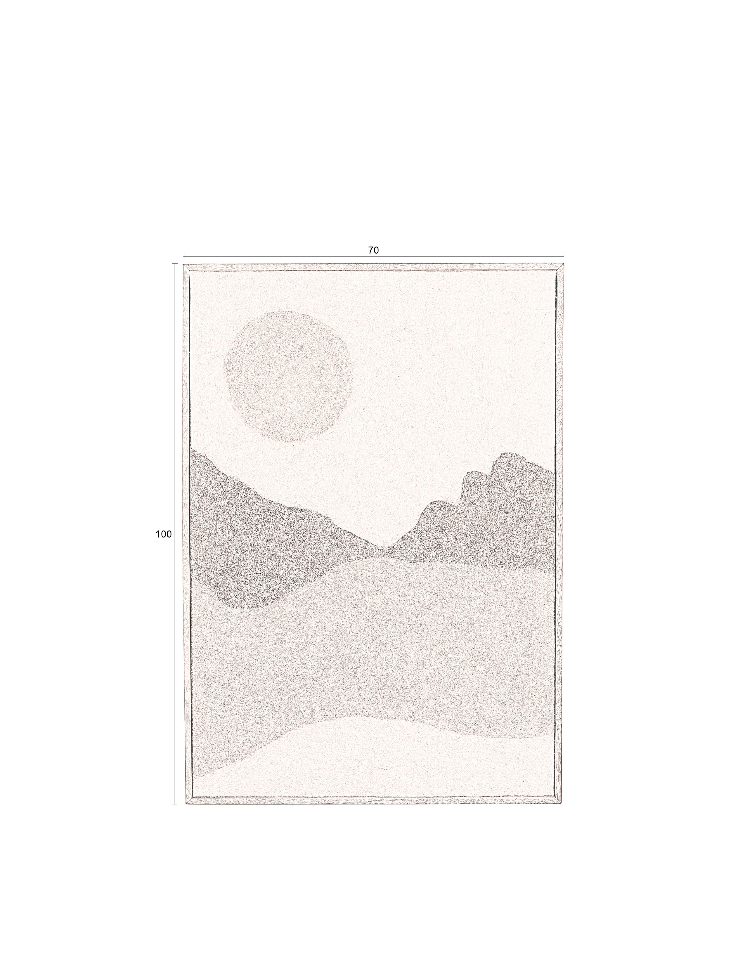 Dutchbone Gandhi Handmade Felt Wall Art