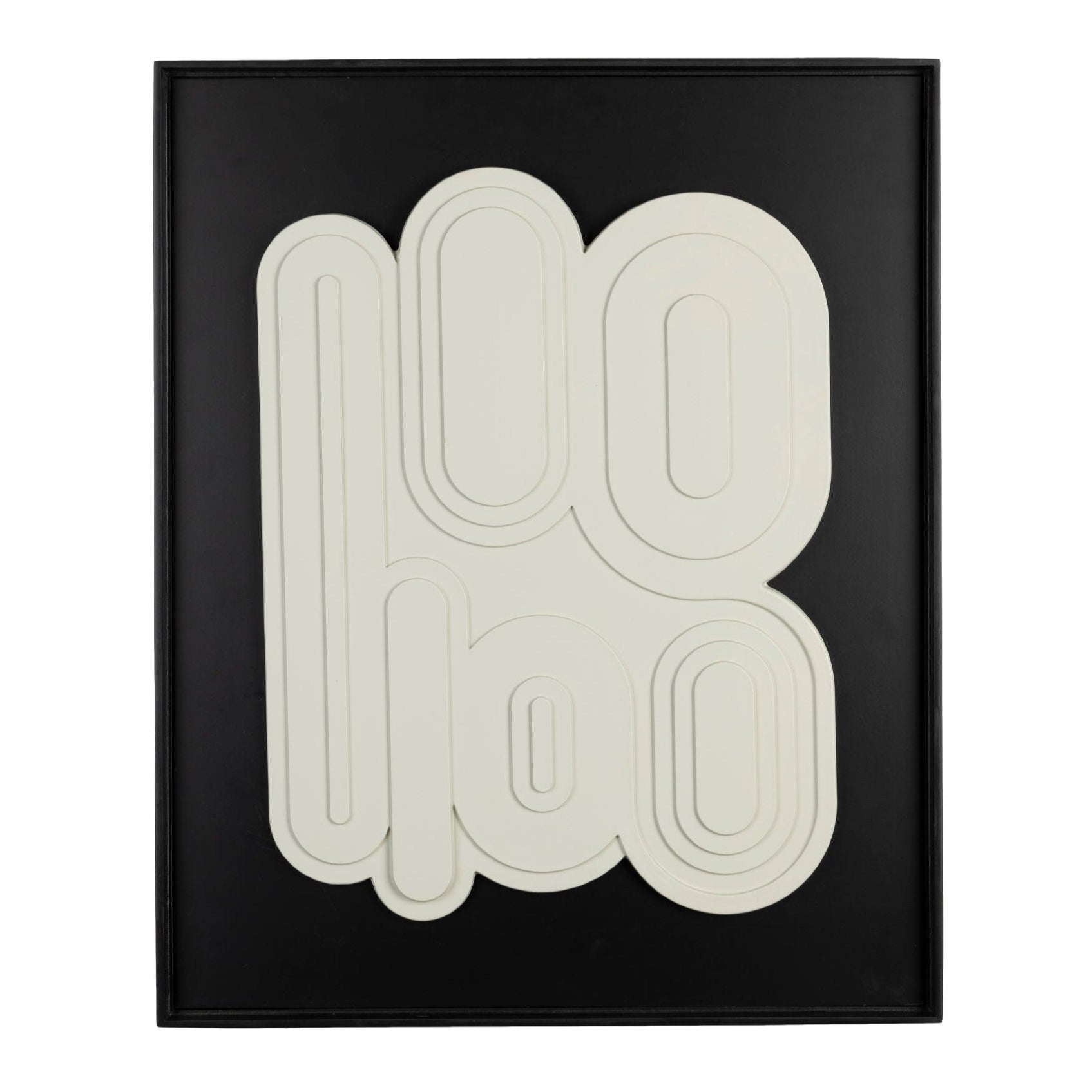 Zuiver August Black & White Mould Wall Art