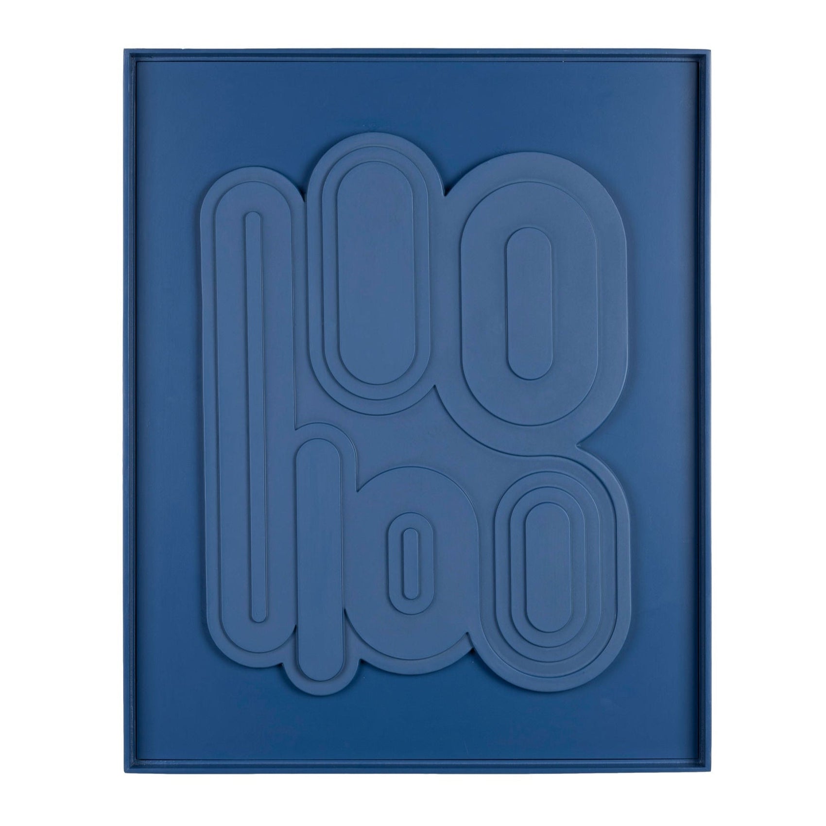 Zuiver August Navy Blue Mould Wall Art