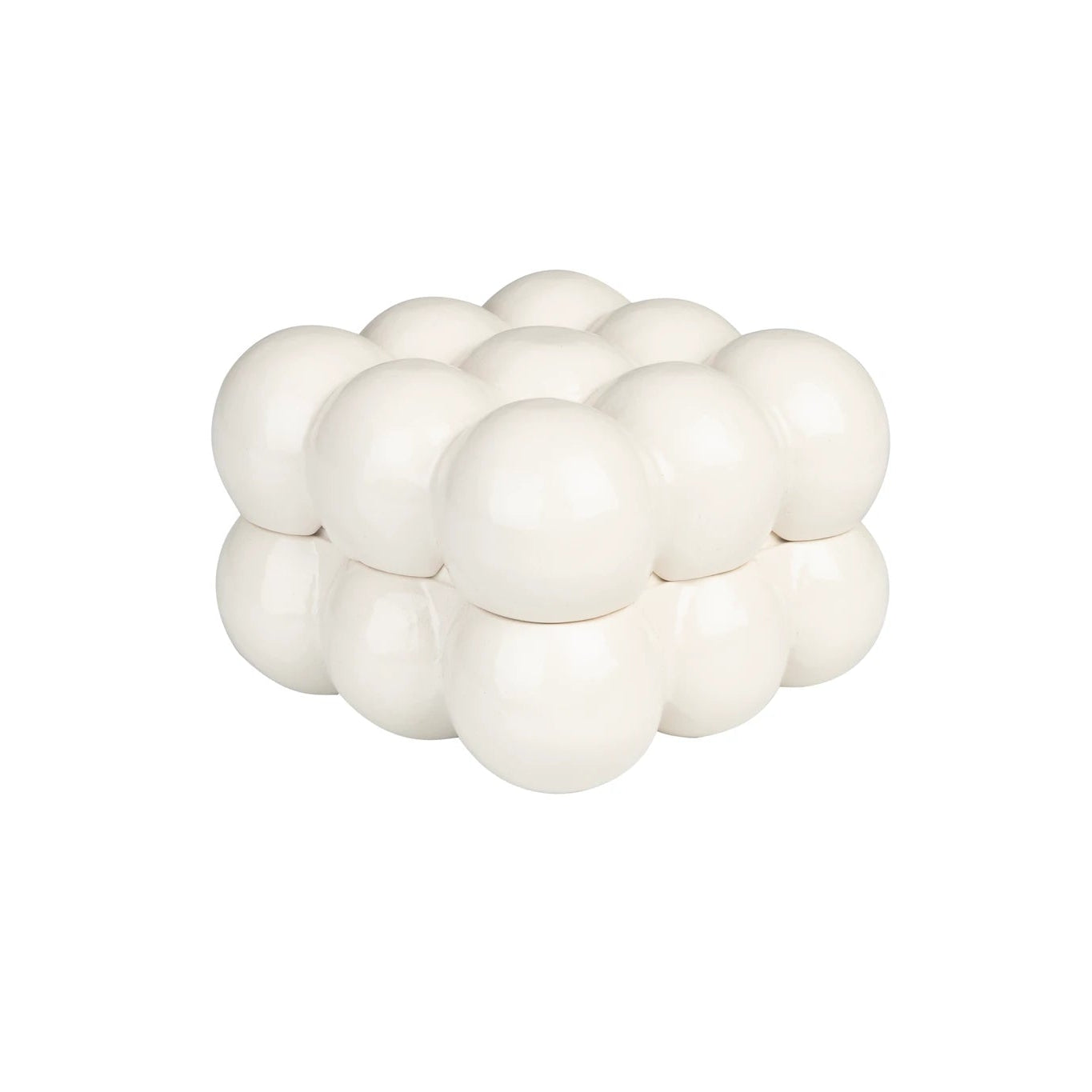 Zuiver Bubbles Beige Aluminium Decorative Box Medium
