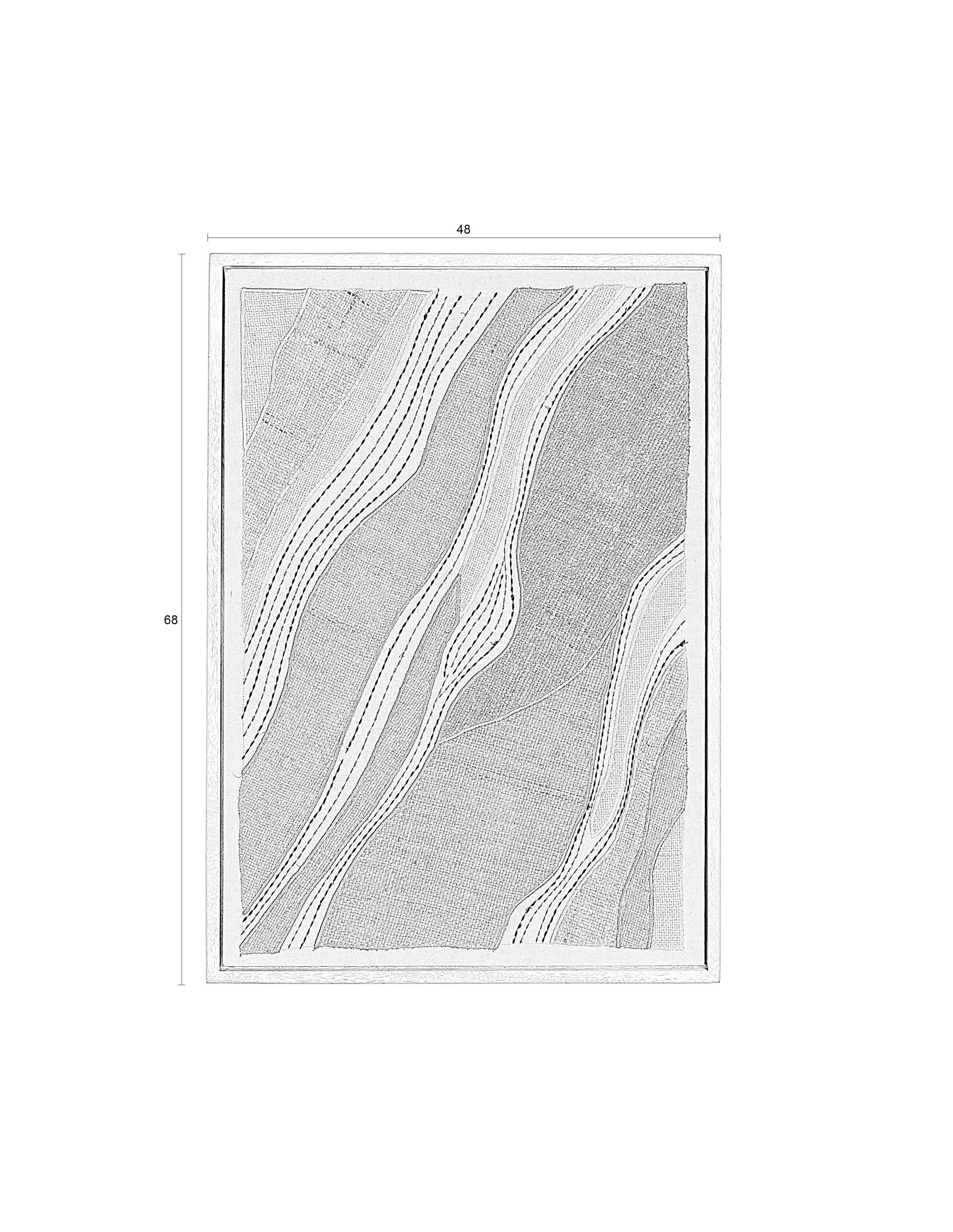Zuiver Move Meandering River Fabric Wall Art