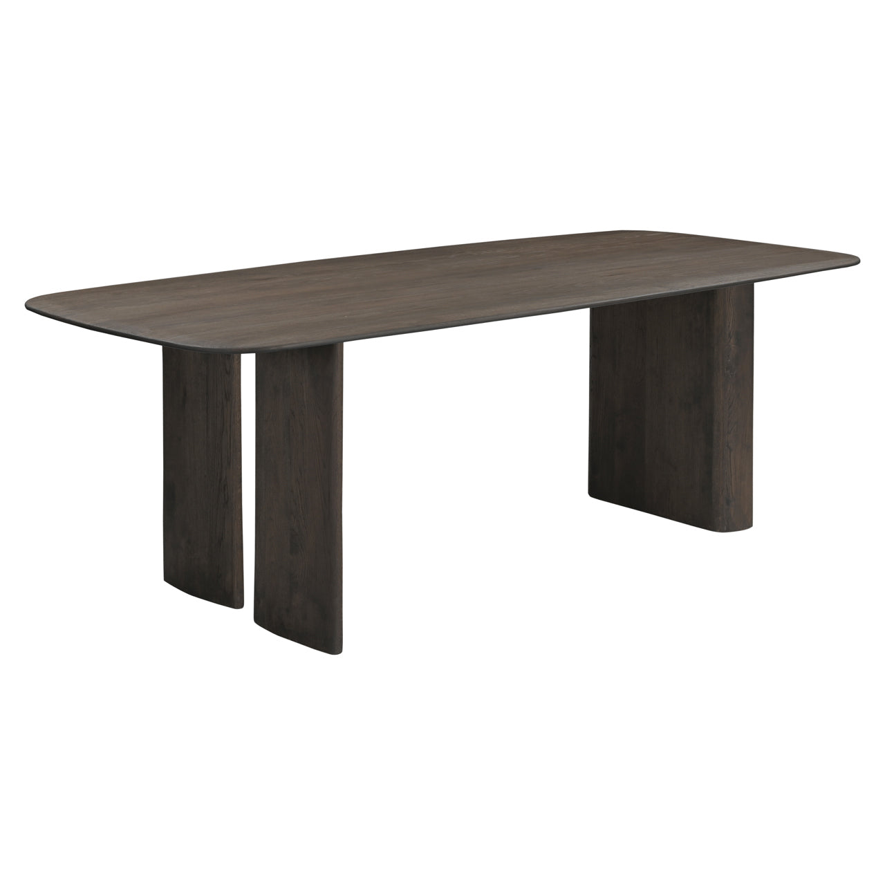 Richmond Interiors Castello Smoked Brown Oak Wood Dining Table 230cm