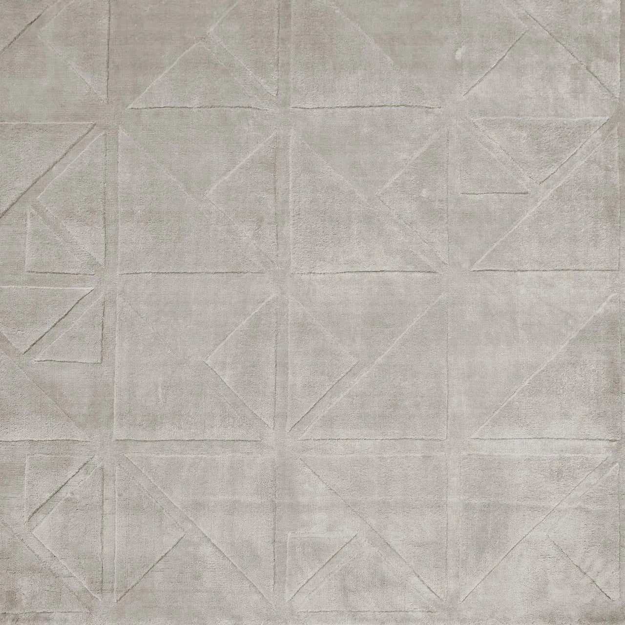 Richmond Interiors Yuna Brushed Silk Beige Rectangle Rug Large