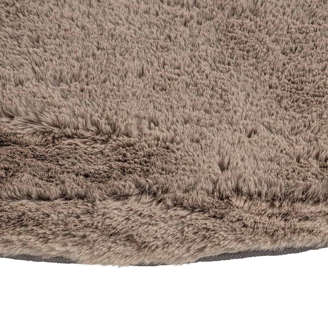 Carpet Saifo furry 160Ø (Sand)