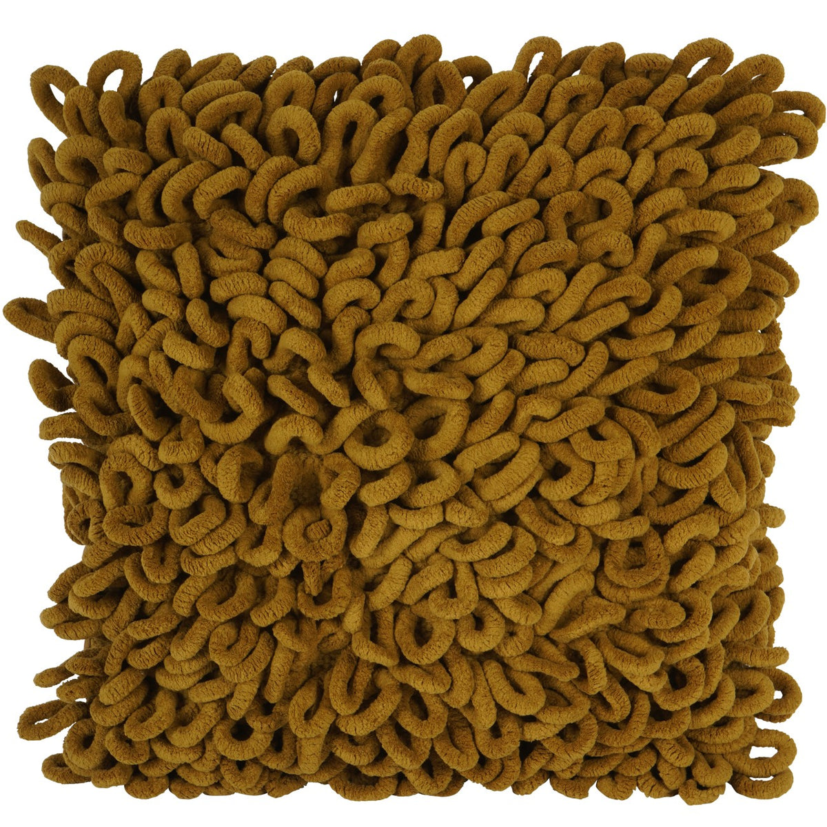 Lucan Mustard Yellow Square Cushion 45x45cm