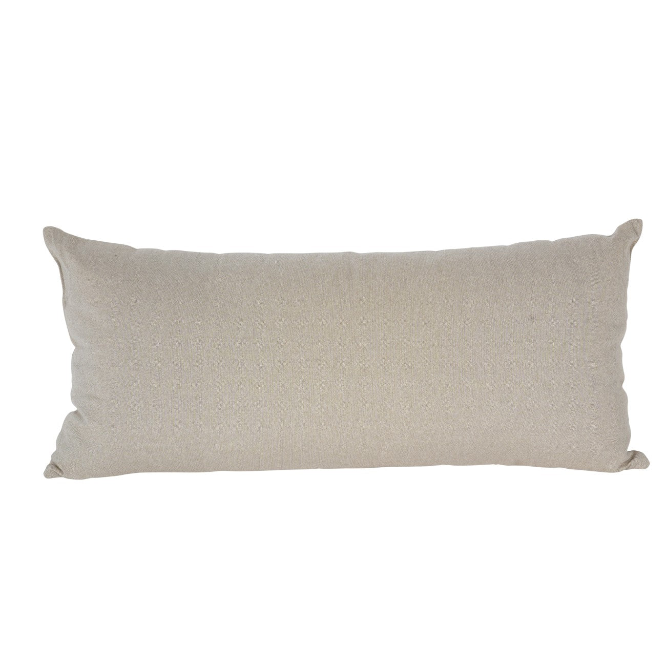 Drift Beige Leaf Cotton Rectangle Cushion 90x40cm