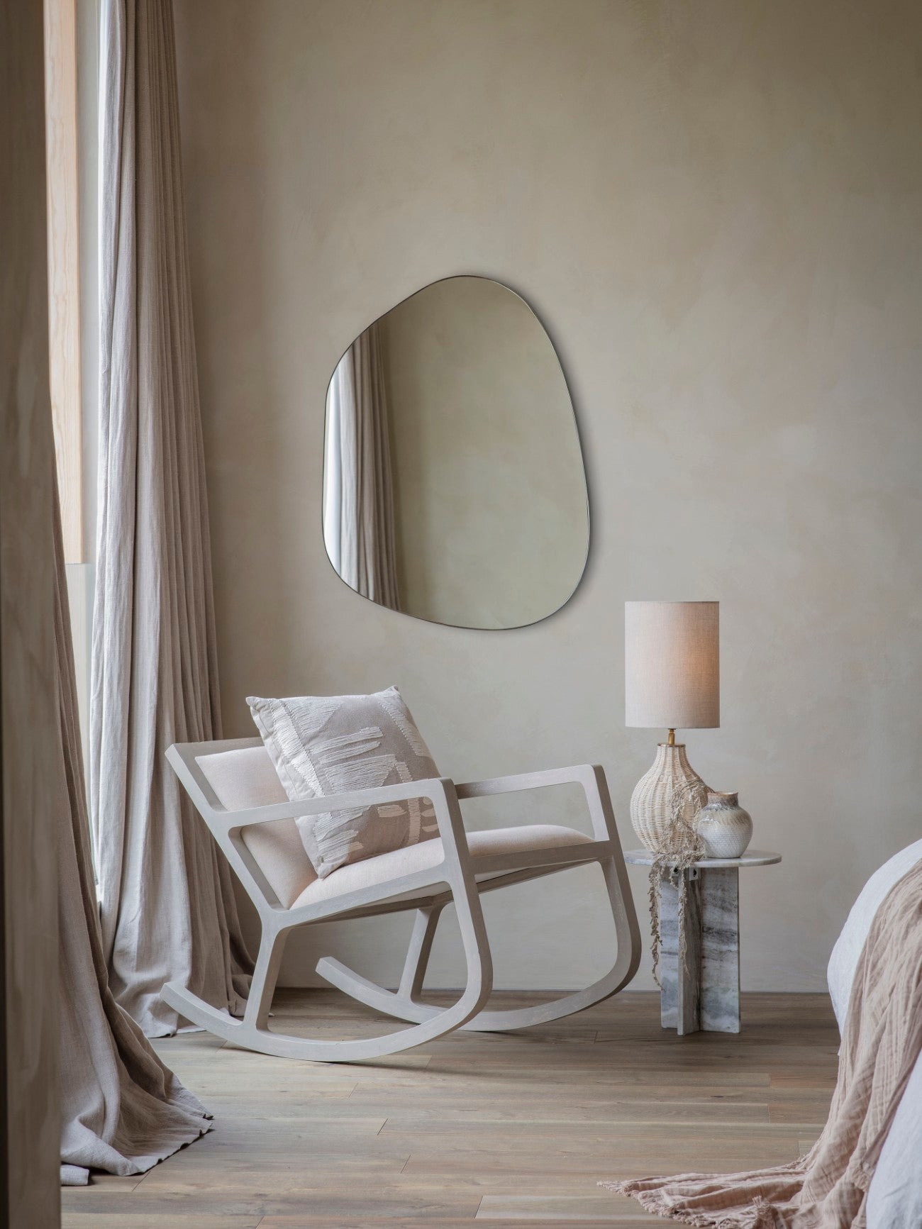 Halles Neutral Square Cushion 50x50