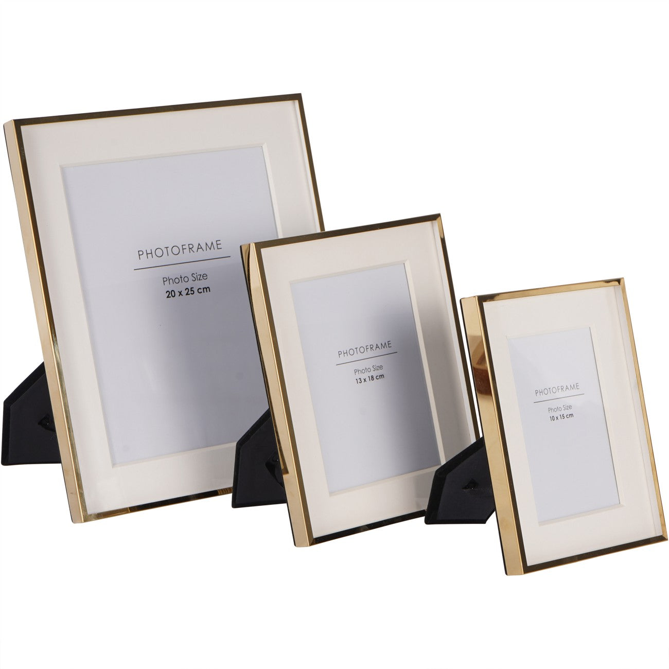 Strand Photo Frame Iron Gold 13x18cm 3D