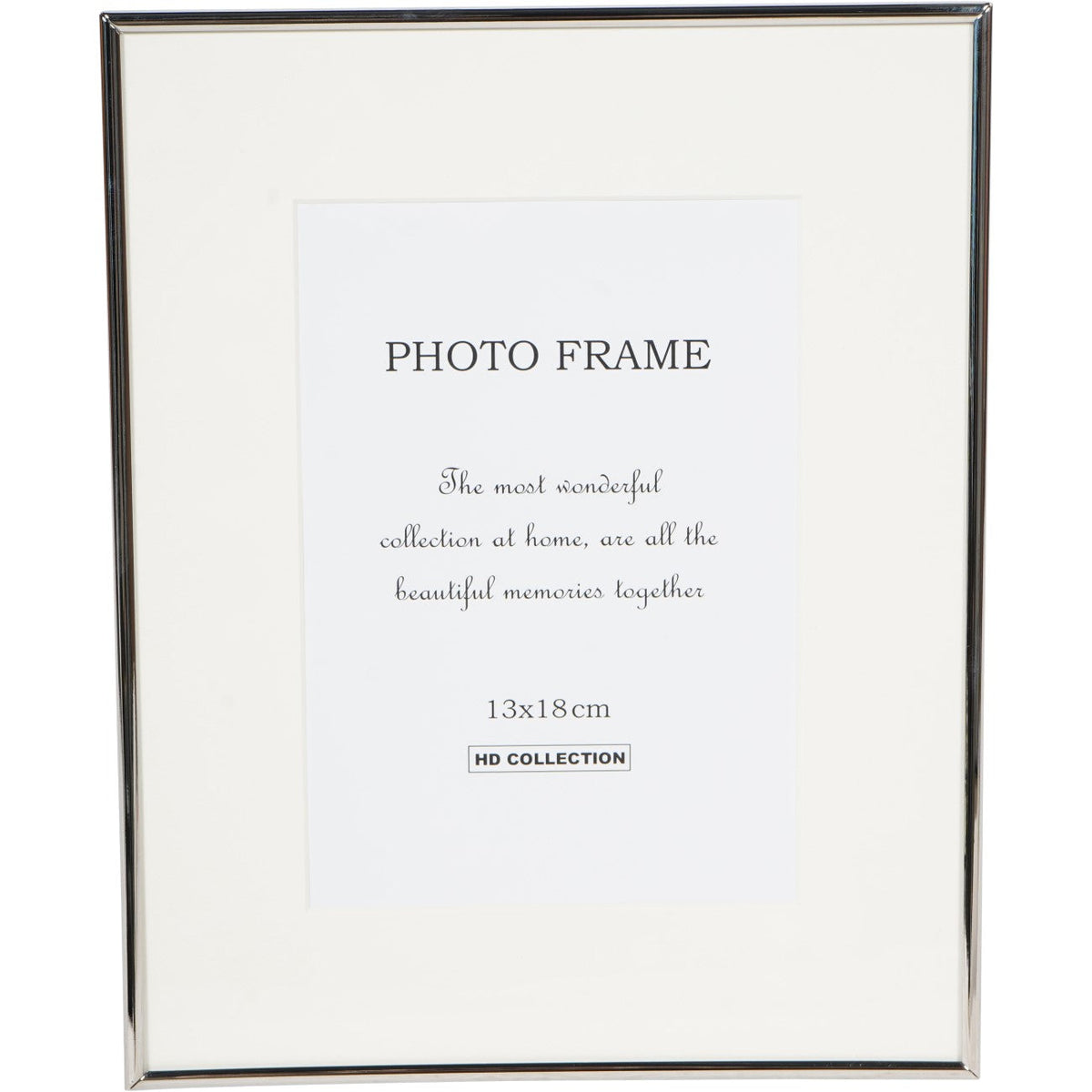 Pall Minimalist Silver Photo Frame 13x18cm