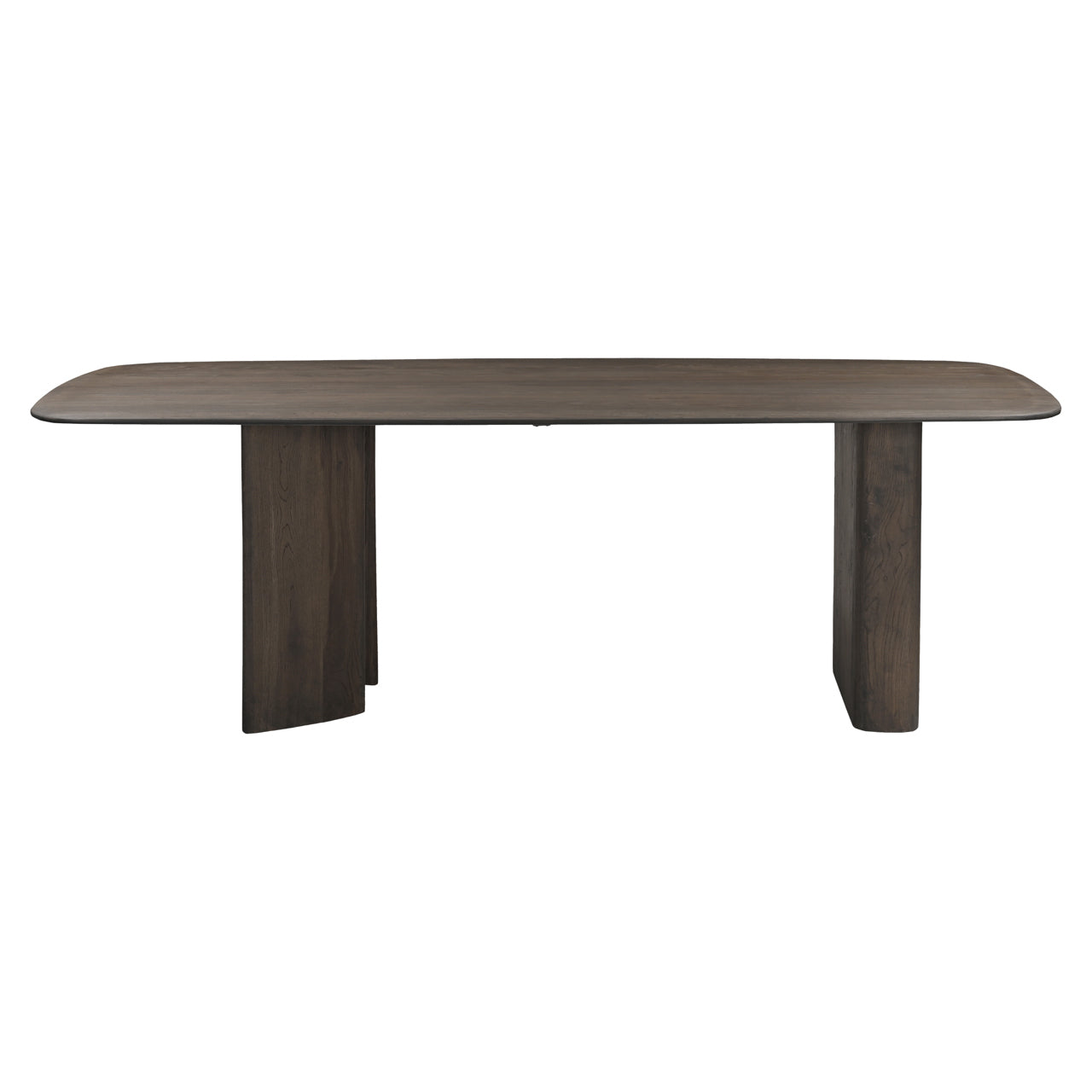 Richmond Interiors Castello Smoked Brown Oak Wood Dining Table 230cm