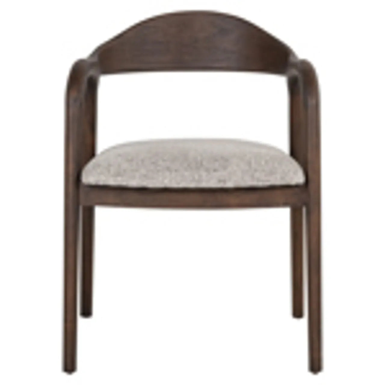 Richmond Interiors Mihara Mocca Brown Cuurved Dining Chair