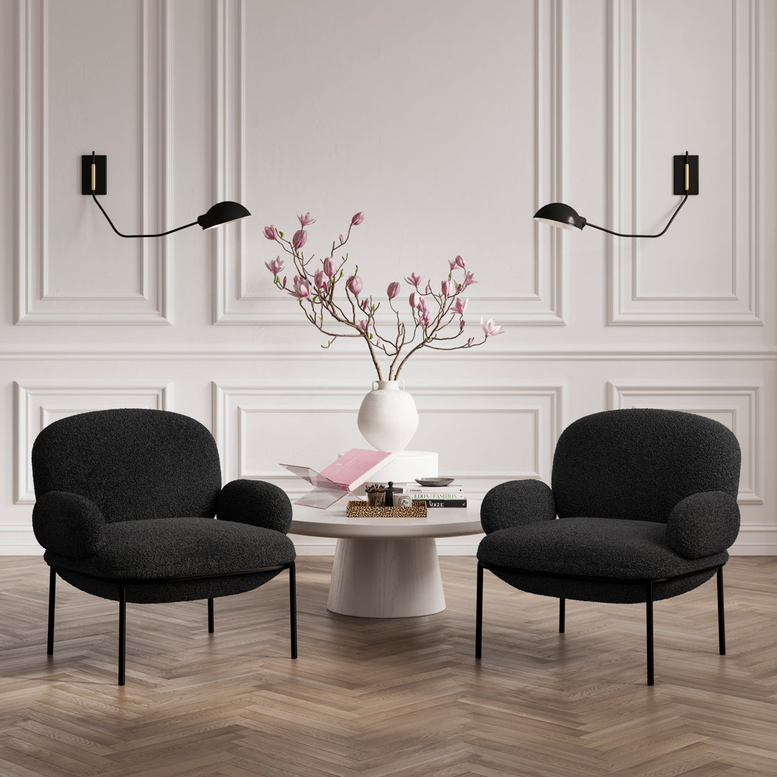 Avery Black Chair lifestyle