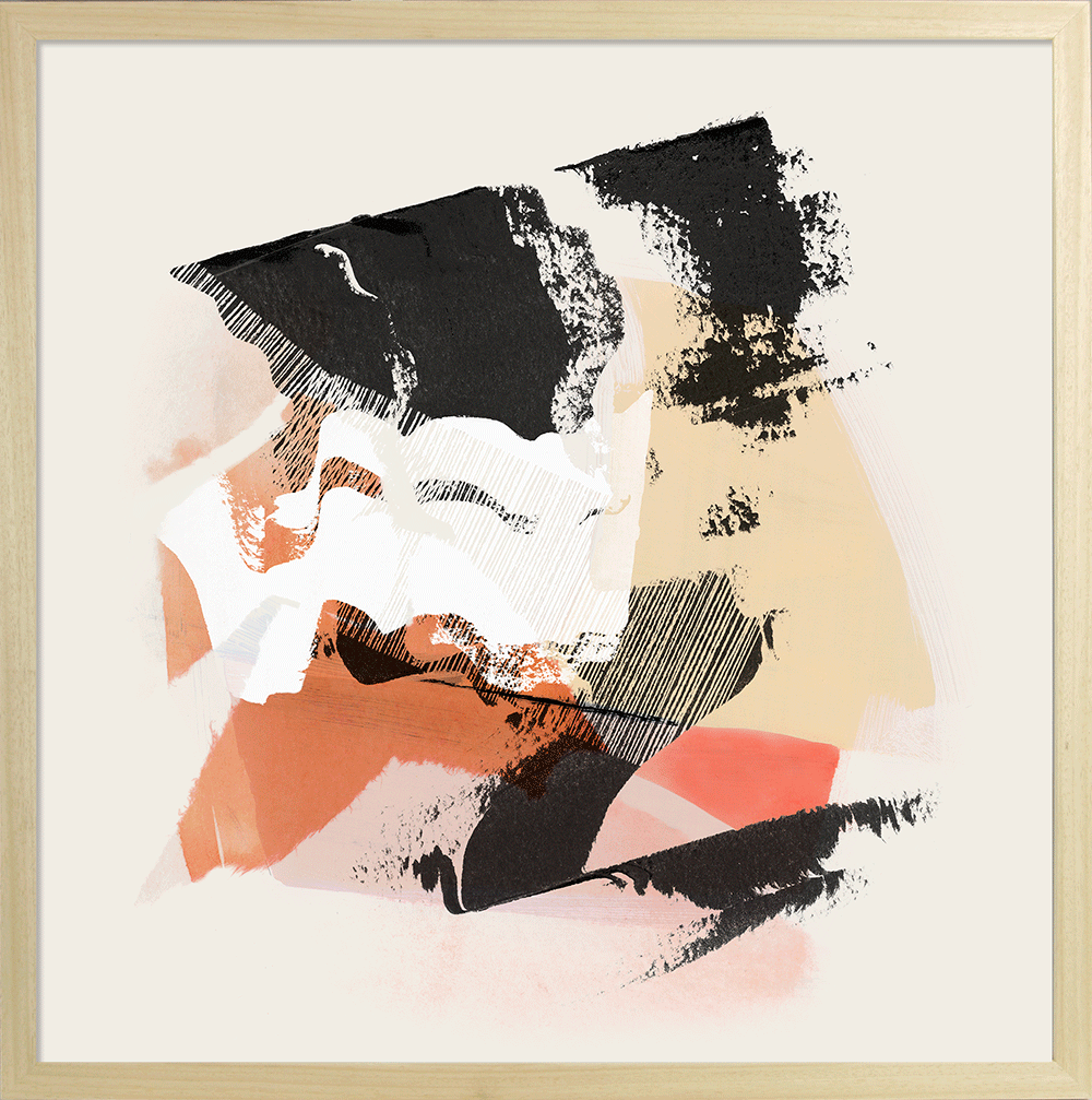 New Dawn II Framed Wall Art - 62x62cm