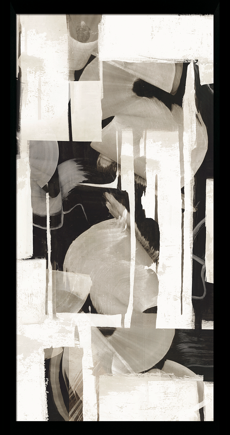 Puzzle Pieces II Framed Wall Art - 94x48cm