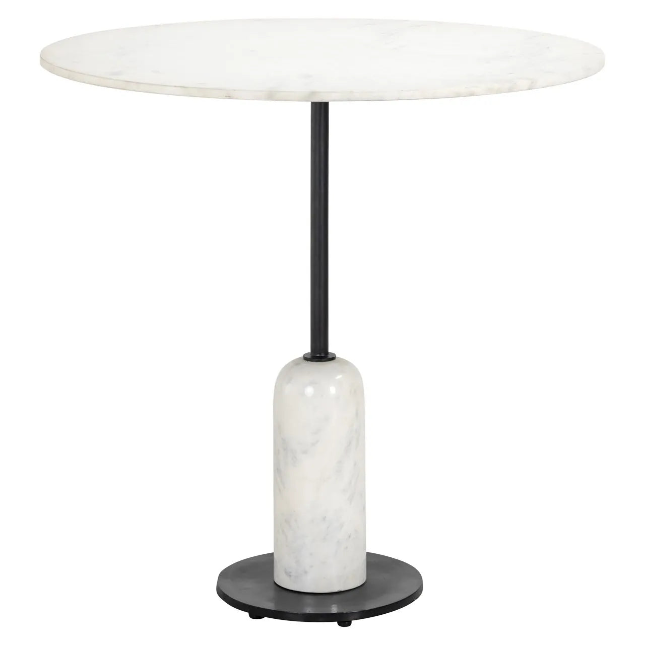 Richmond Interiors Jagger White Marble Round Dining Table