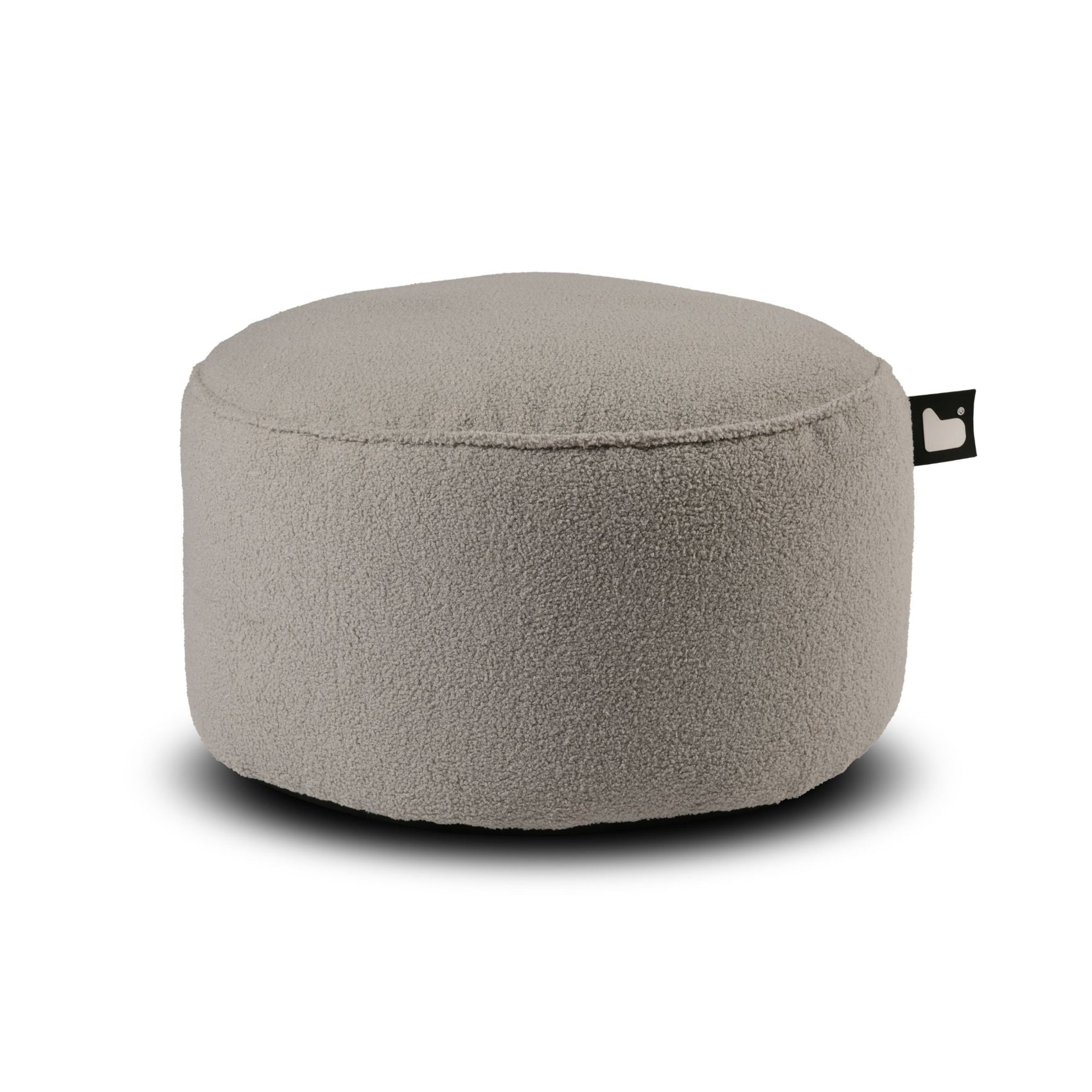 Extreme Lounging B-Pouffe Teddy Soft Grey