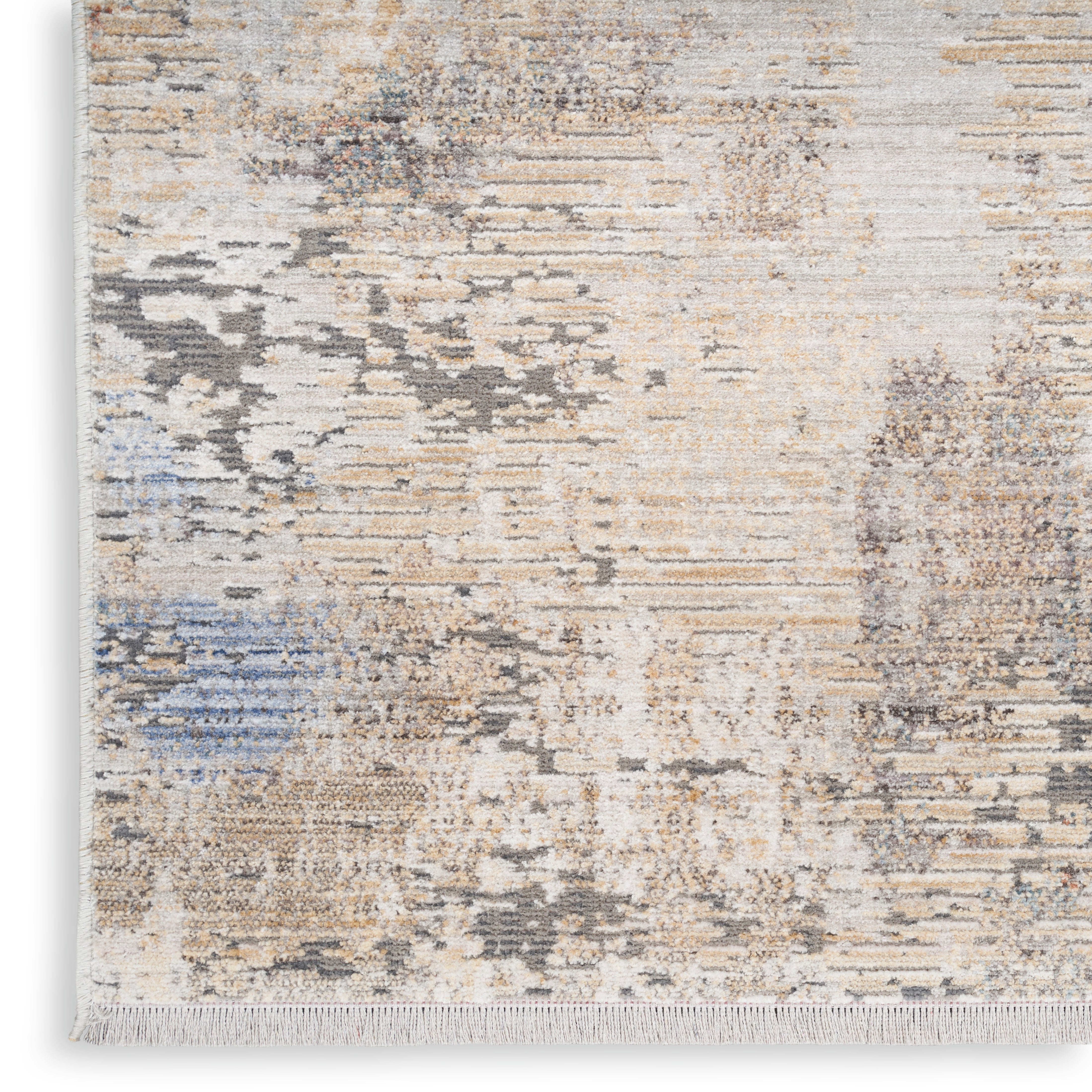 Nourison Abstract Hues ABH01 Beige/Grey Large Rectangle Rug