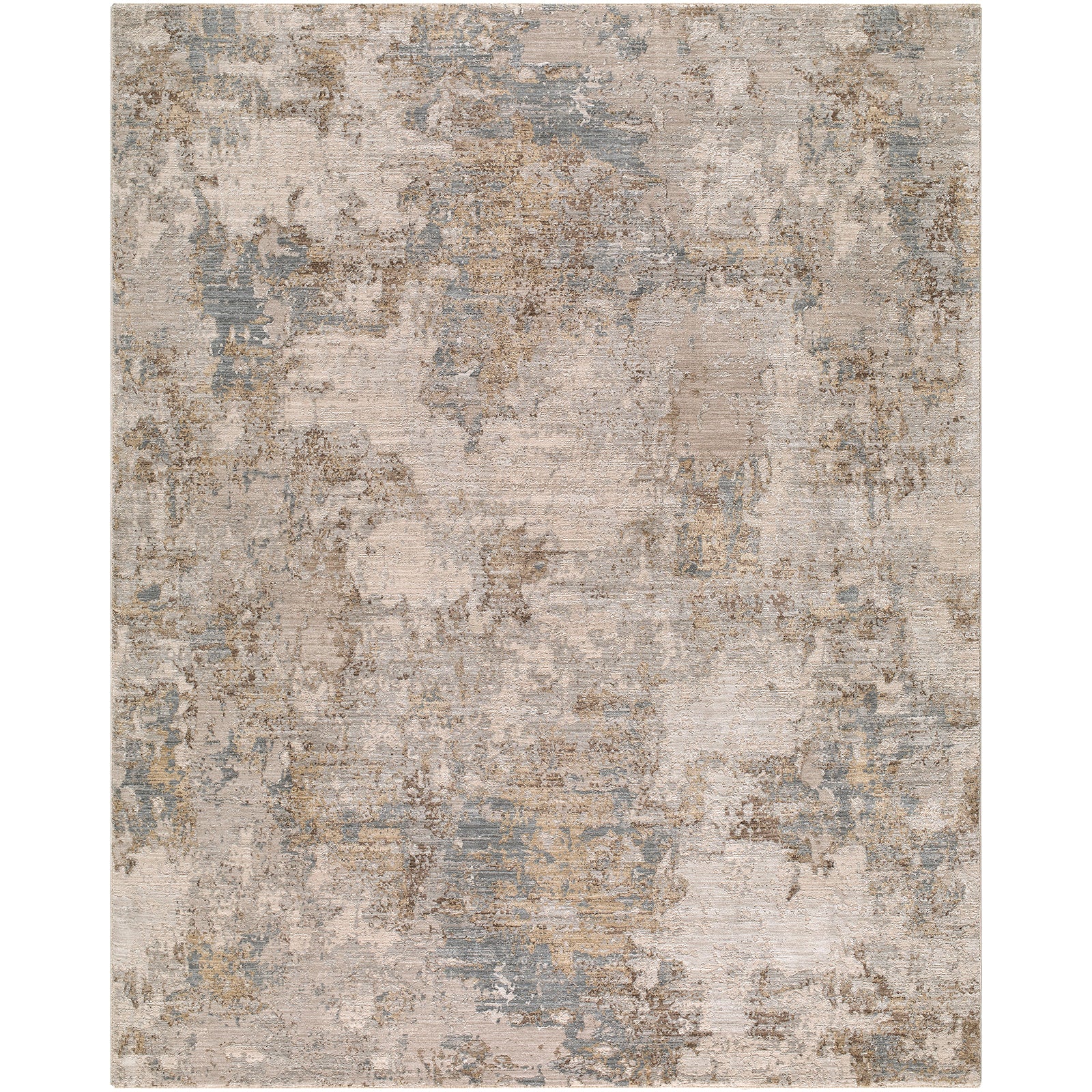 Arda Abstract Modern Marble Grey & Medium Grey Polyester Rug 152x225cm - product image