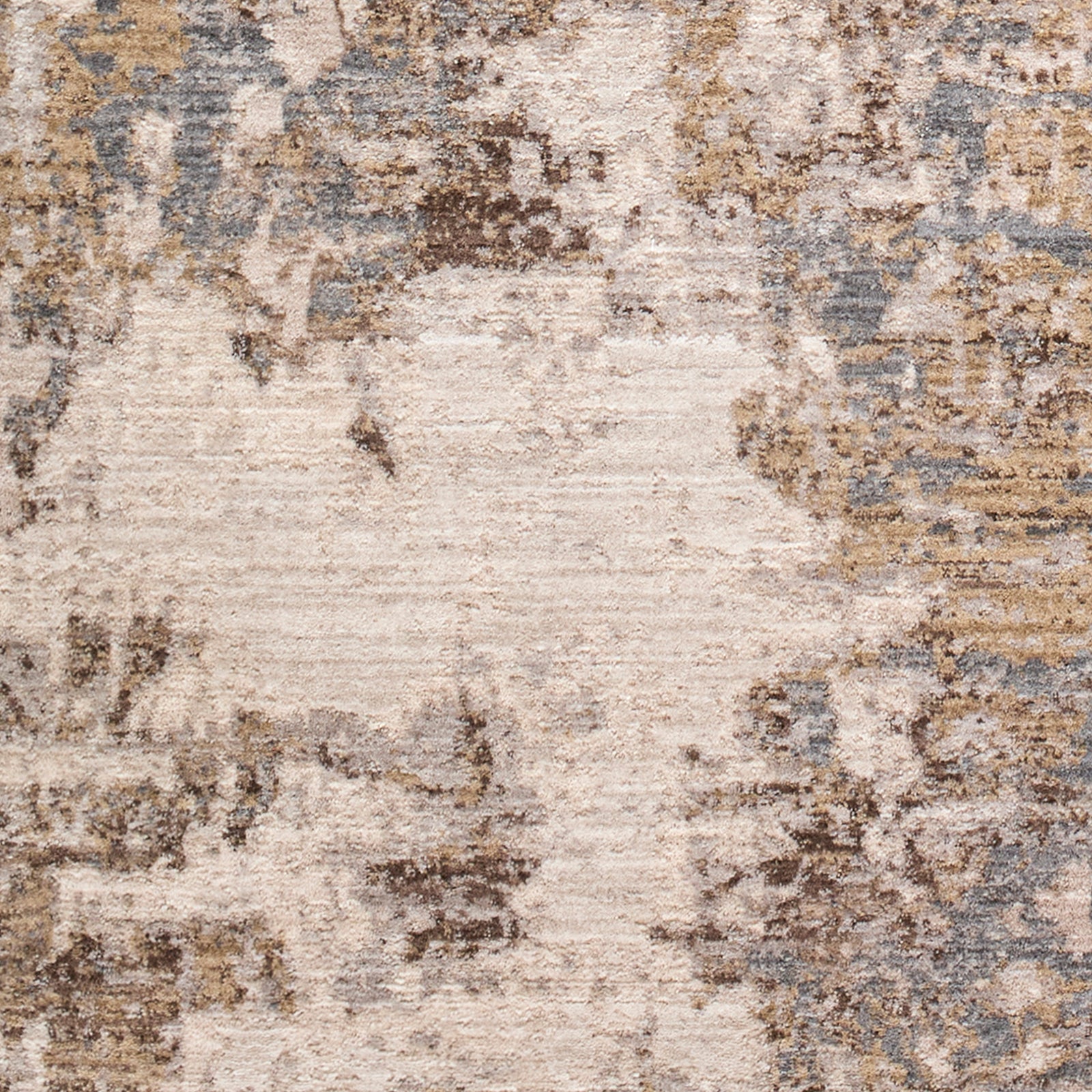 Arda Abstract Modern Marble Grey & Medium Grey Polyester Rug 152x225cm - colour swatch
