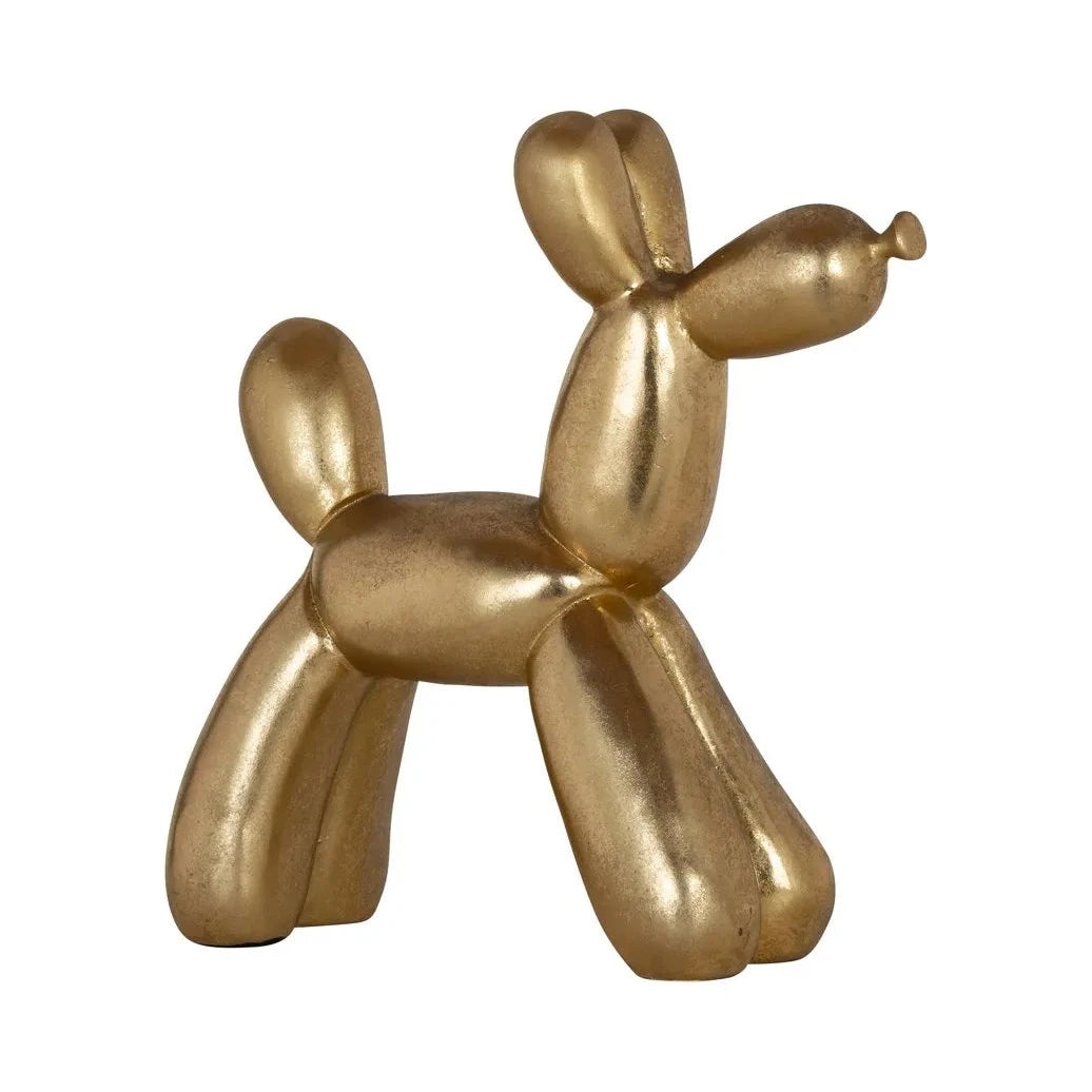 Richmond Interiors Art Deco Gold Balloon Dog Ornament
