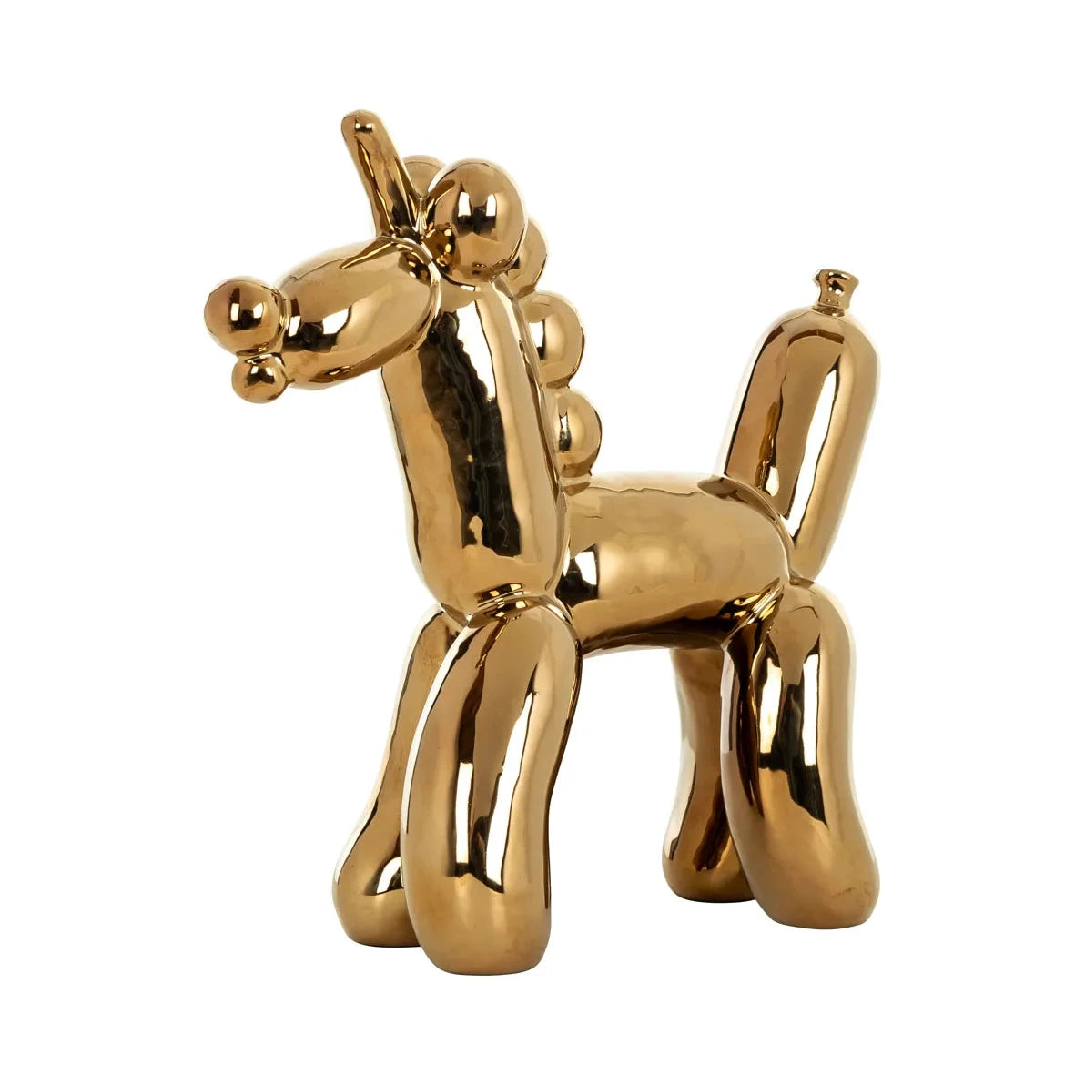 Richmond Interiors Balloonicorn Metallic Gold Ornament