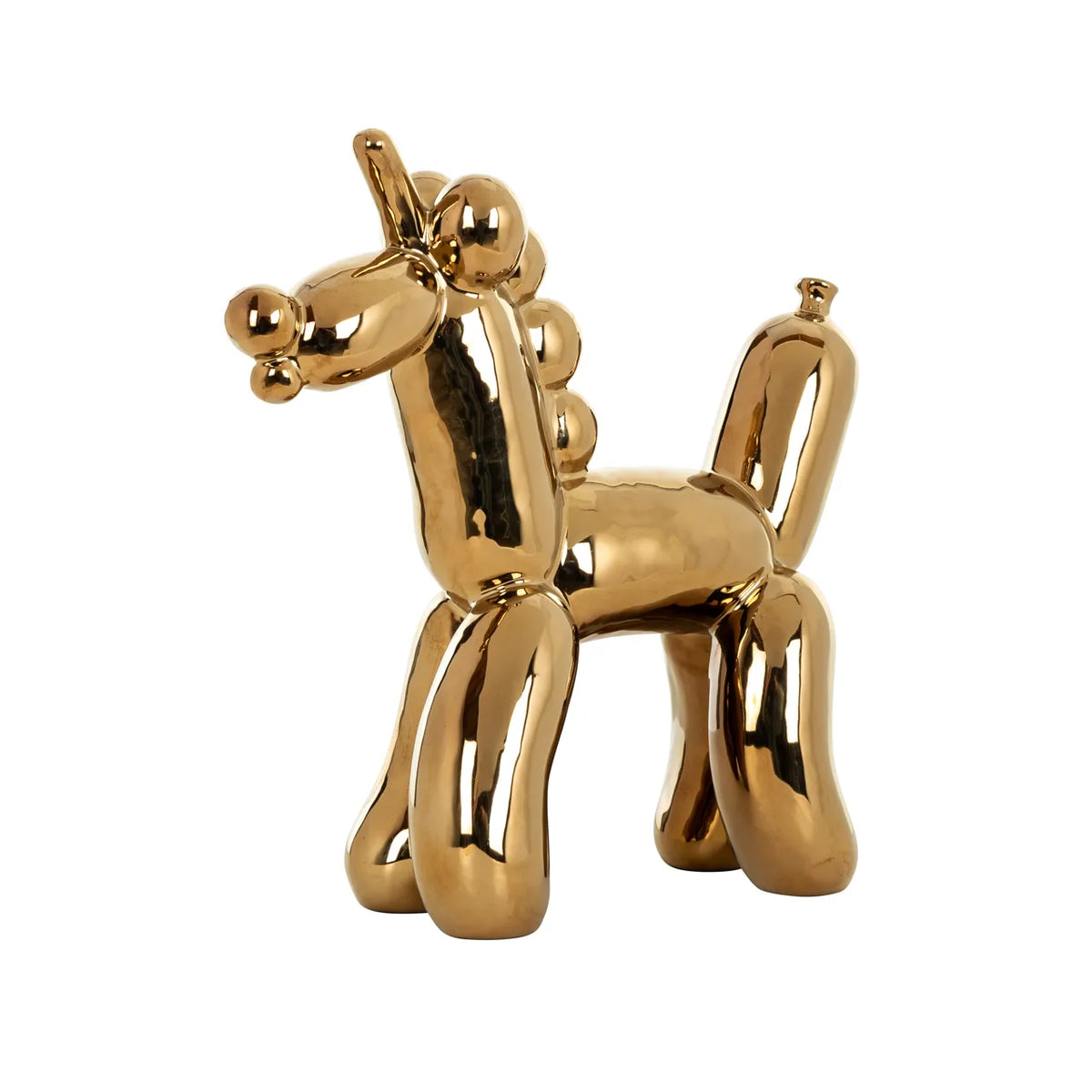 Richmond Interiors Balloonicorn Metallic Gold Ornament