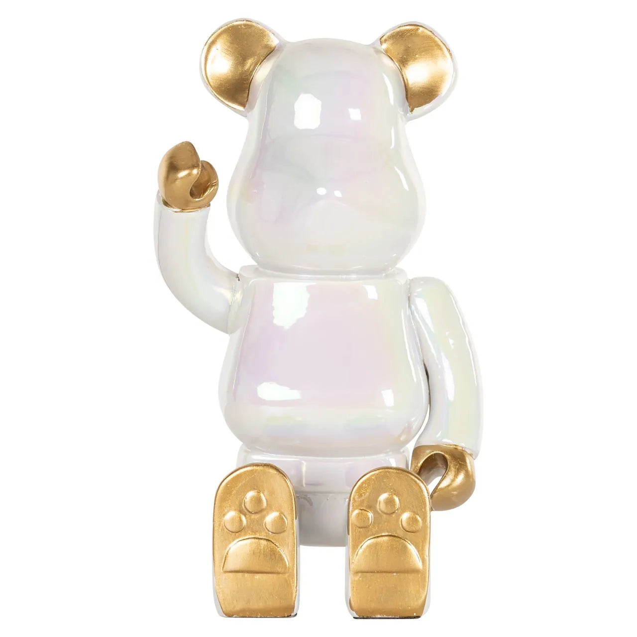 Richmond Interiors Art Deco Berlyn White Bear Ornament