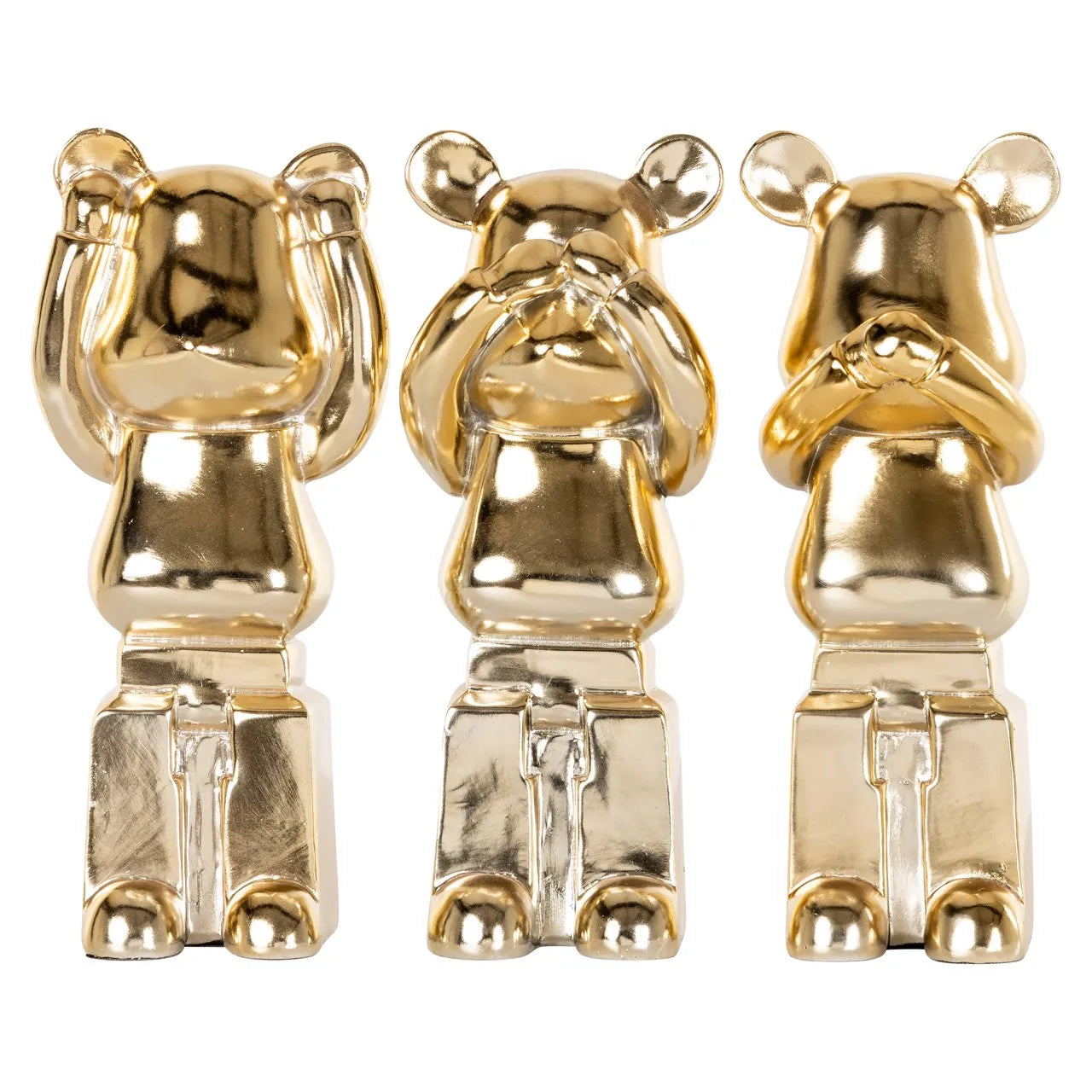 Set of 3 Richmond Interiors Art Deco Berna Bears