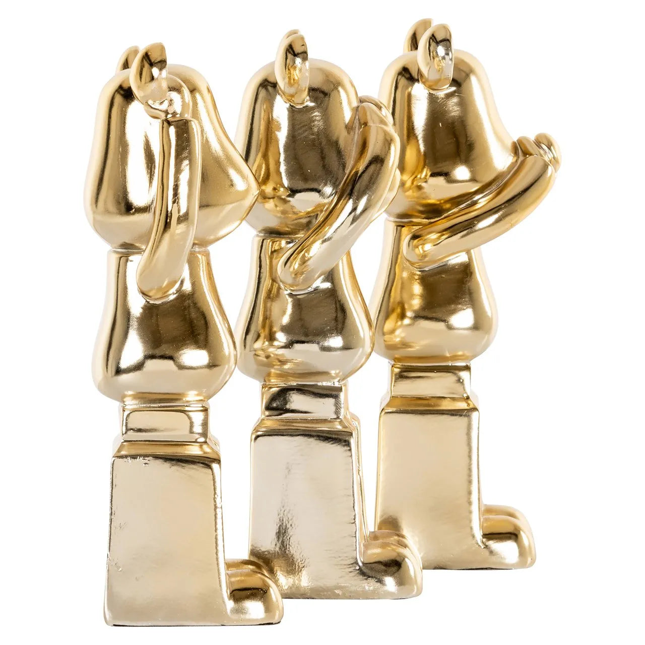 Set of 3 Richmond Interiors Art Deco Berna Bears