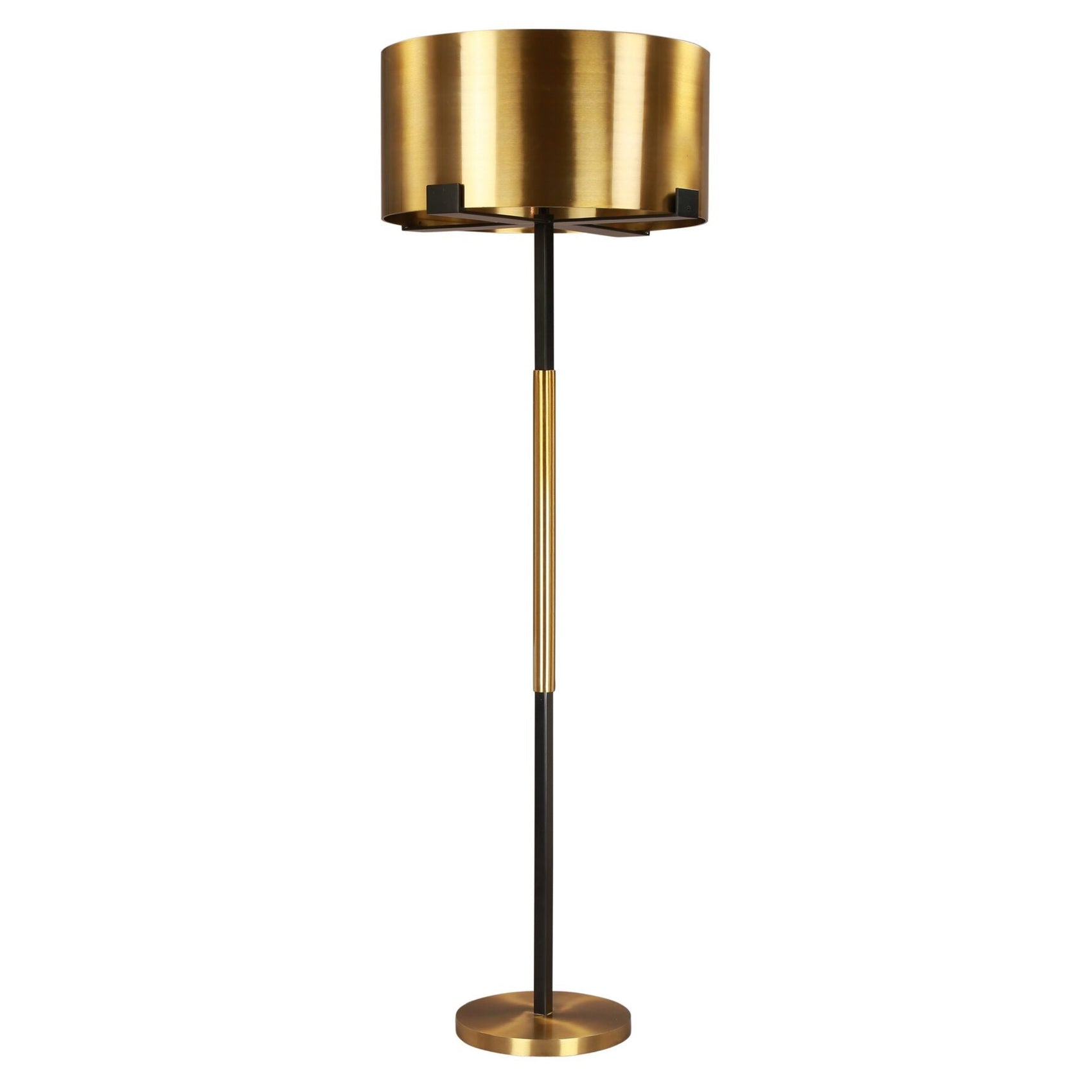 Hamilton Brushed Brass Floor Lamp