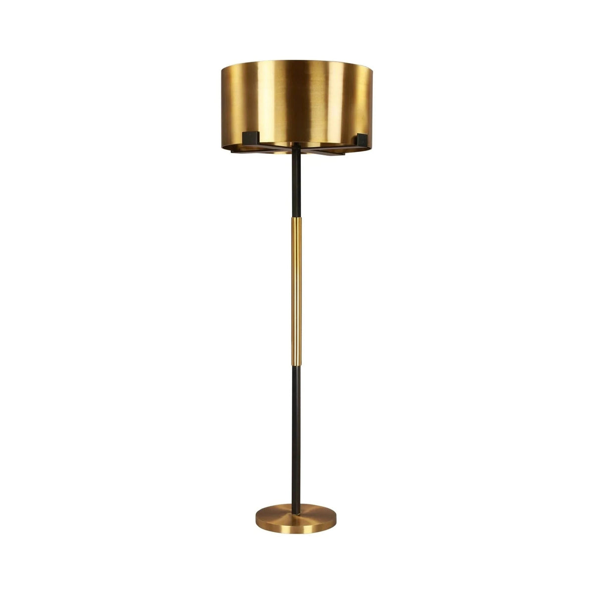 Hamilton Brushed Brass Floor Lamp