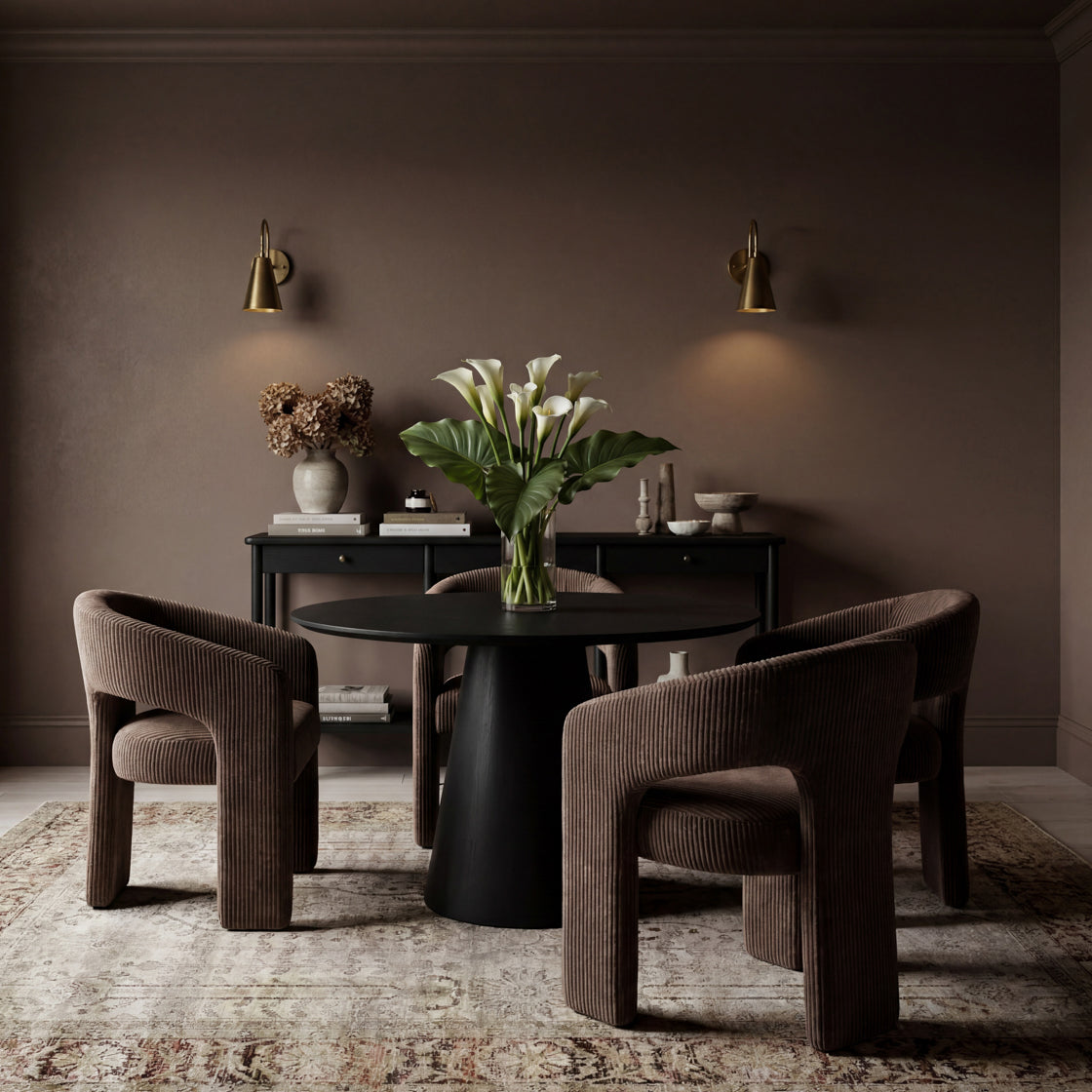 Alba Cocoa Dining Chair lifestyle