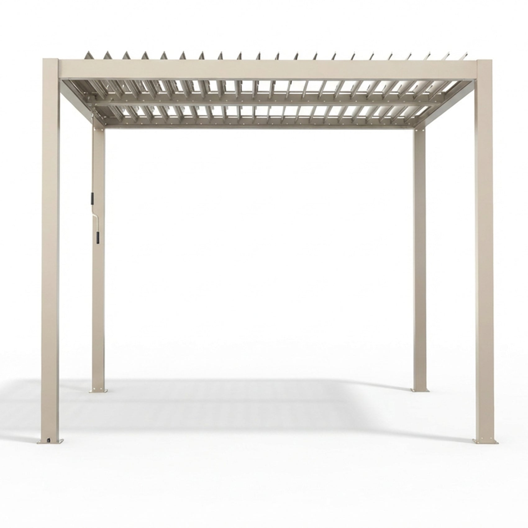 Como Pergola Aluminium Square 30x30 Frame Only - Latte