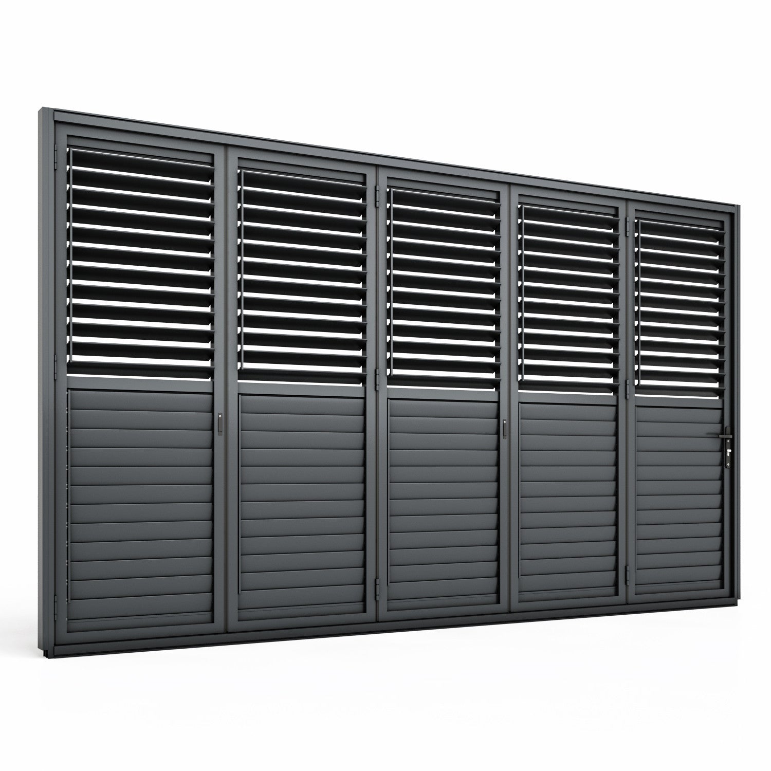 Eden Pergola Bi Folding Louvre Door 368x222