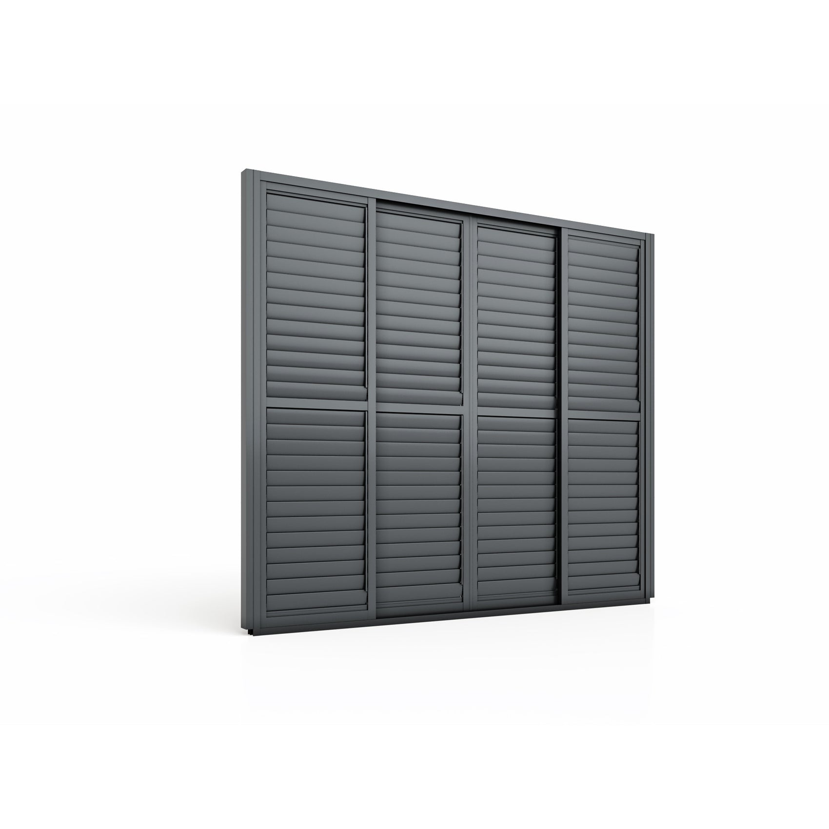 Eden Pergola Sliding Louvre Panel Door 262x222