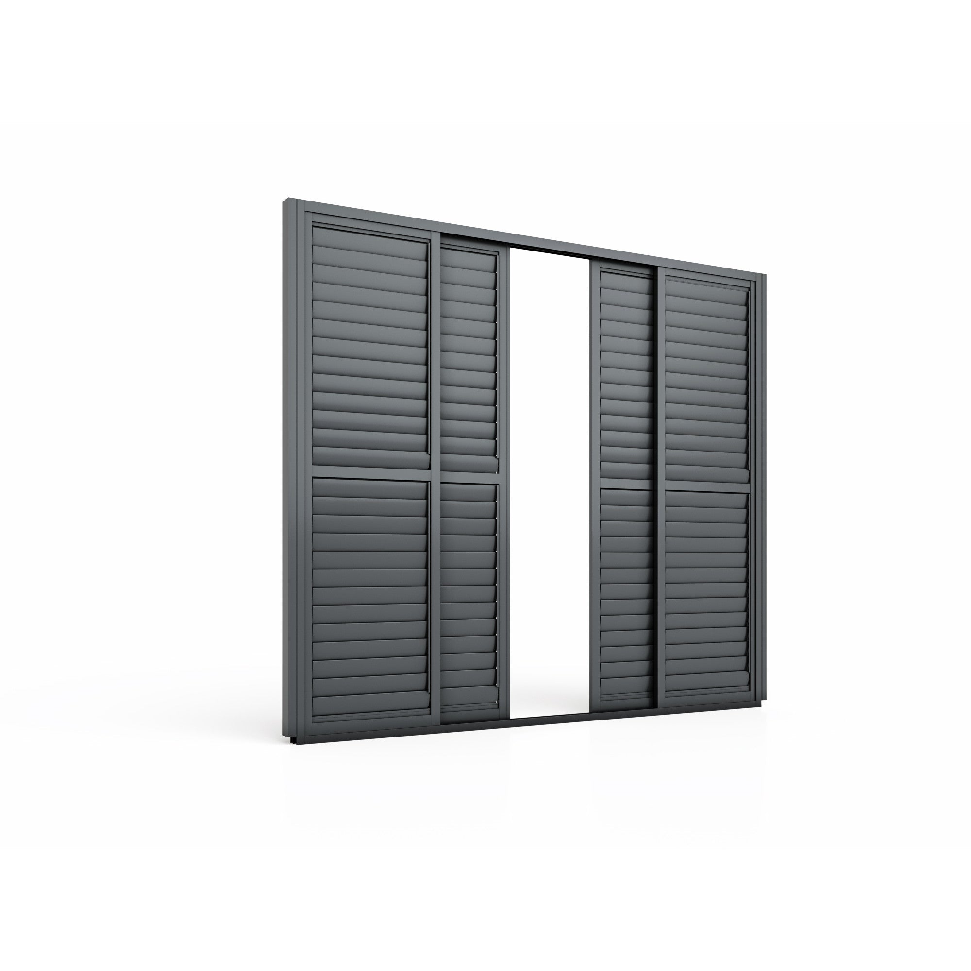 Eden Pergola Sliding Louvre Panel Door 262x222