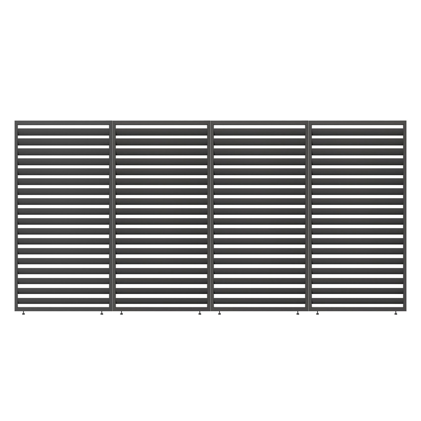 Solis Pergola Louvre Panel 4 Panels - Grey
