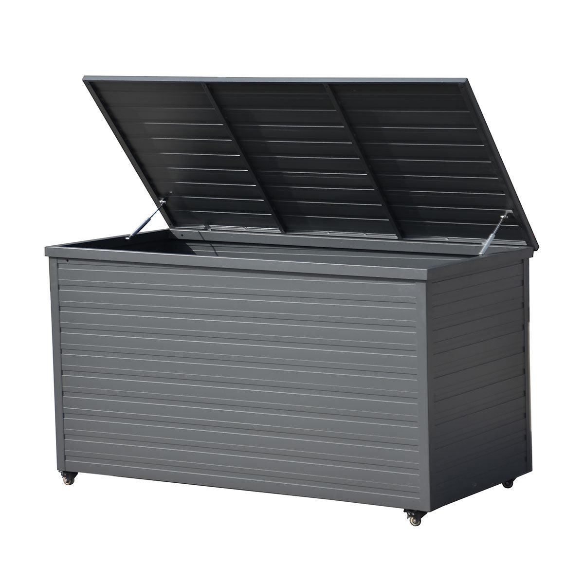 Maze Aluminium Grey Outdoor Storage Box