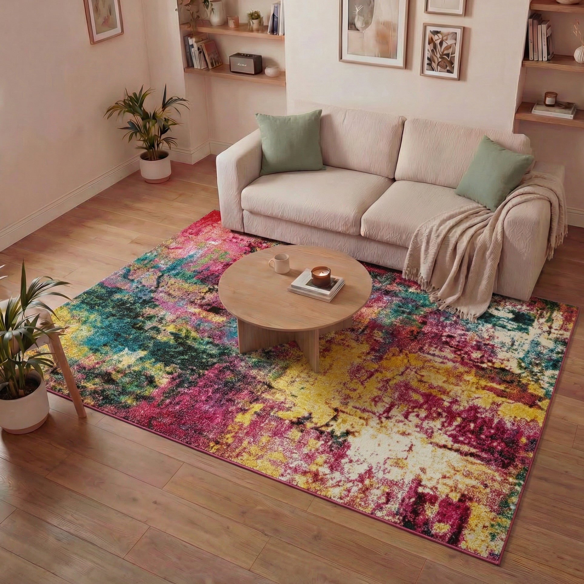 Concept Looms Art Collection ART101 Multi Colour Large Rectangle Rug