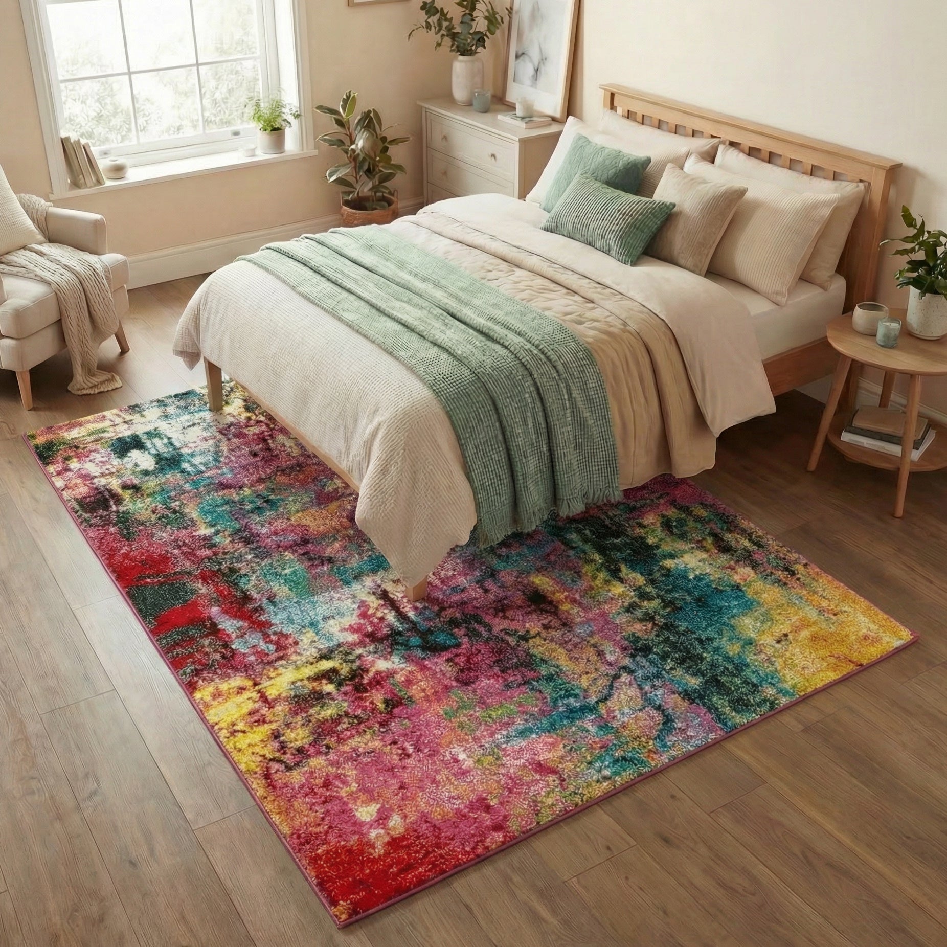 Concept Looms Art Collection ART101 Multi Colour Large Rectangle Rug