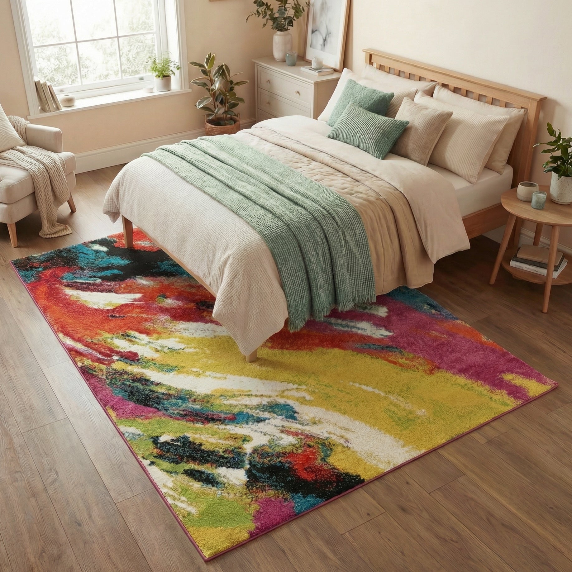 Concept Looms Art Collection ART102 Multi Colour Large Rectangle Rug