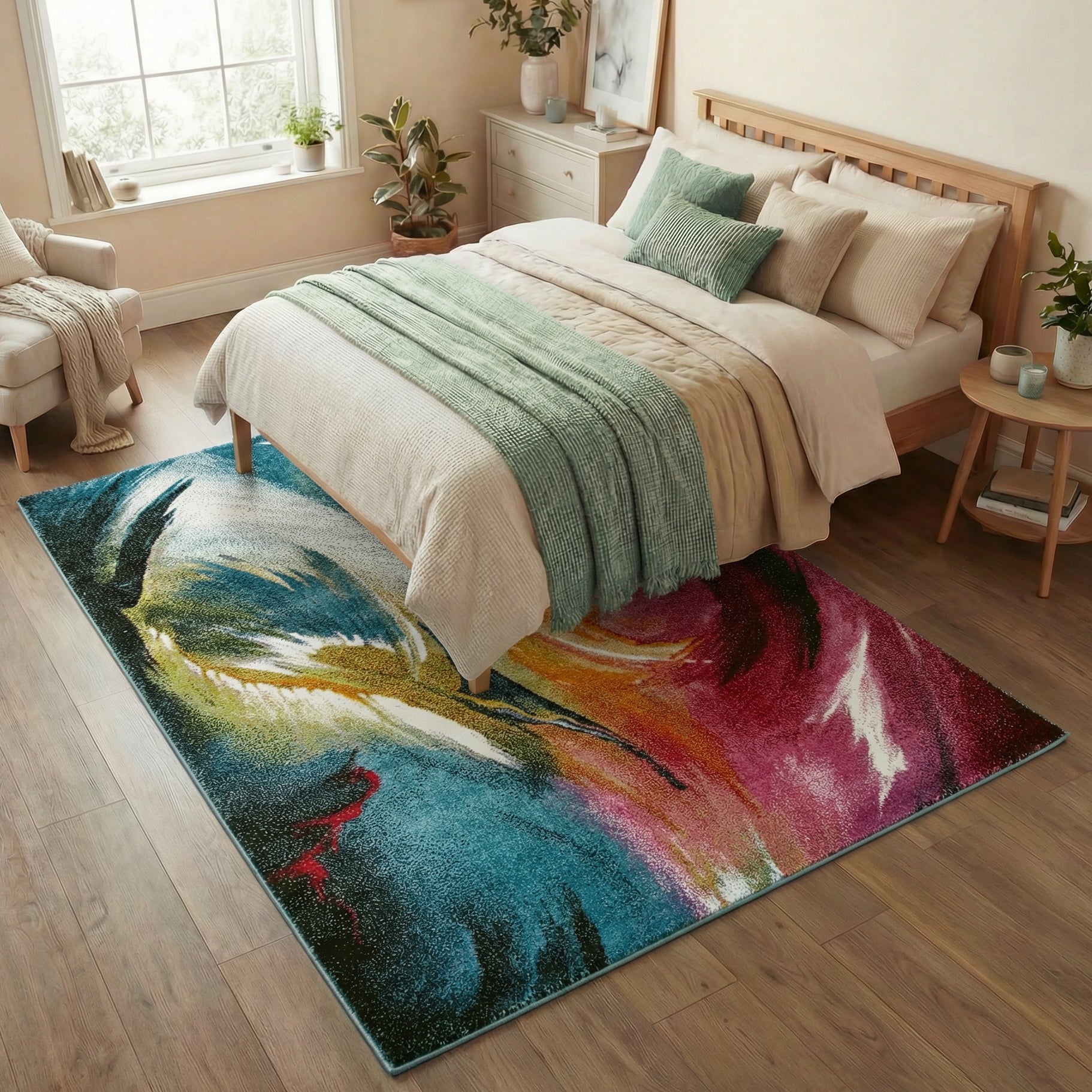 Concept Looms Art Collection ART104 Multi Colour Large Rectangle Rug