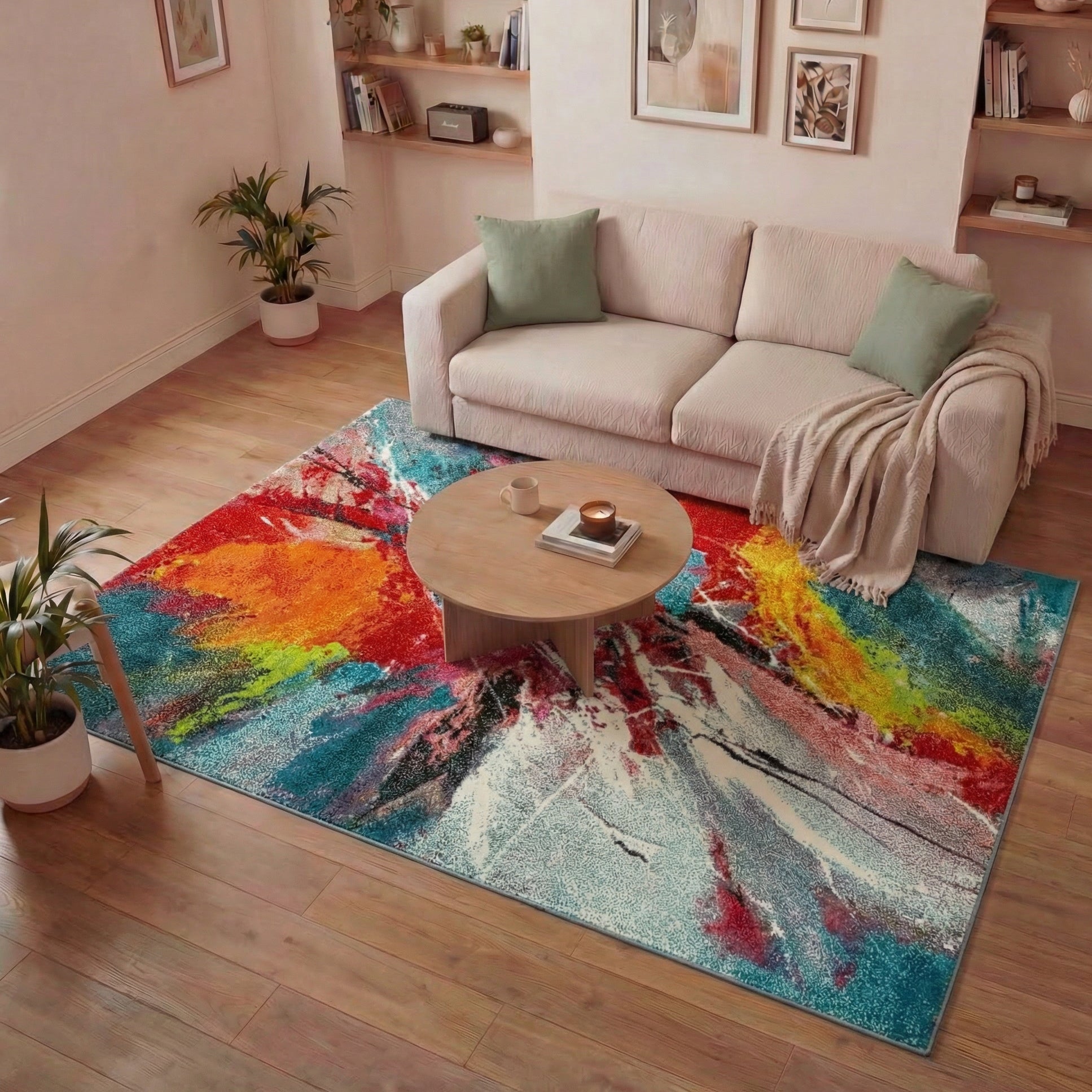 Concept Looms Art Collection ART105 Multi Colour Large Rectangle Rug
