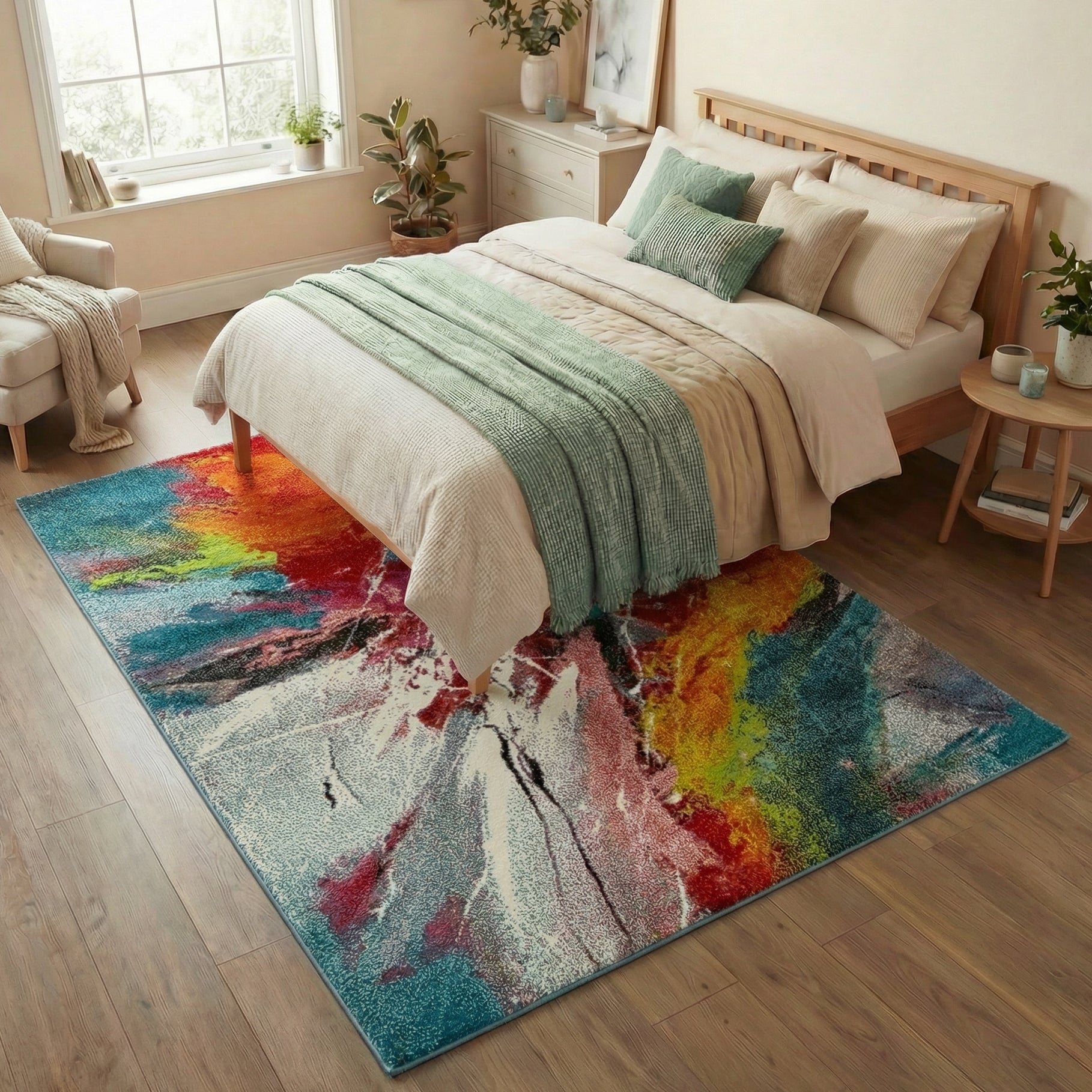 Concept Looms Art Collection ART105 Multi Colour Large Rectangle Rug